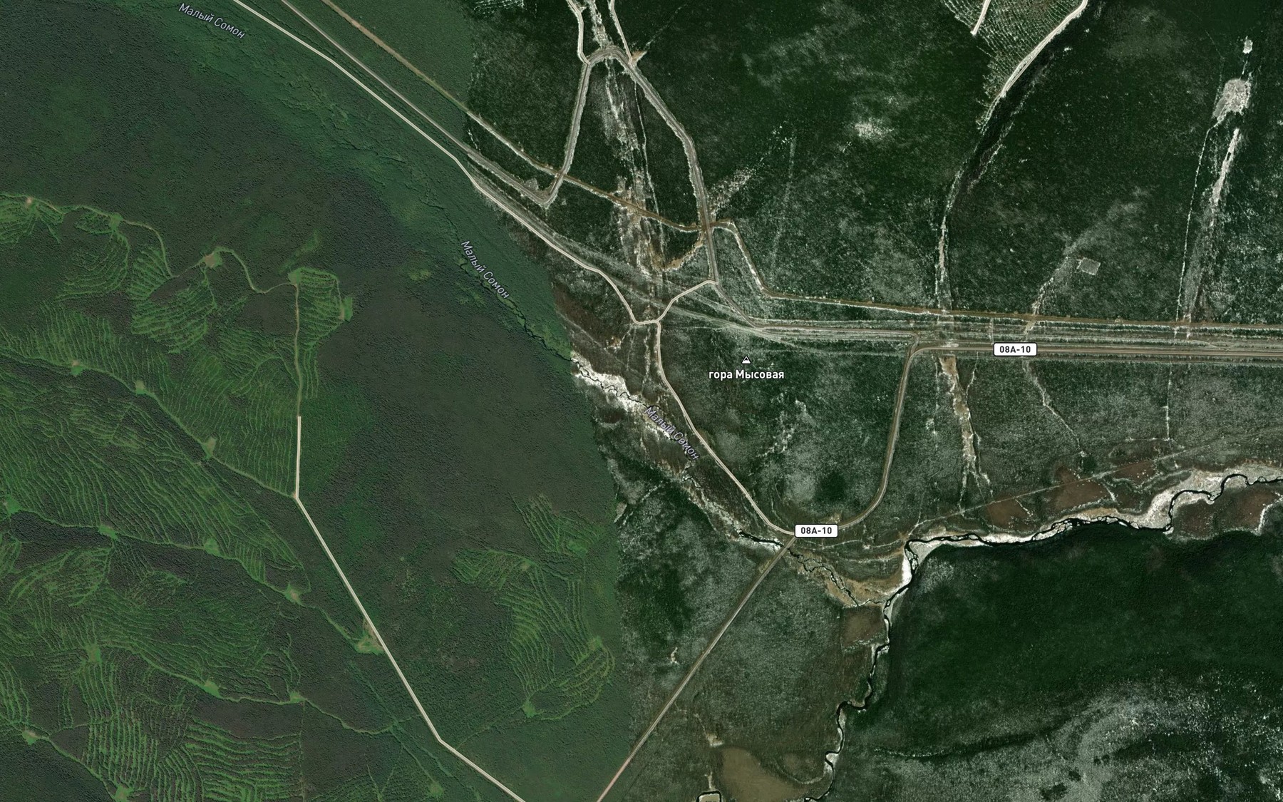 Satellite map of the Liternyy