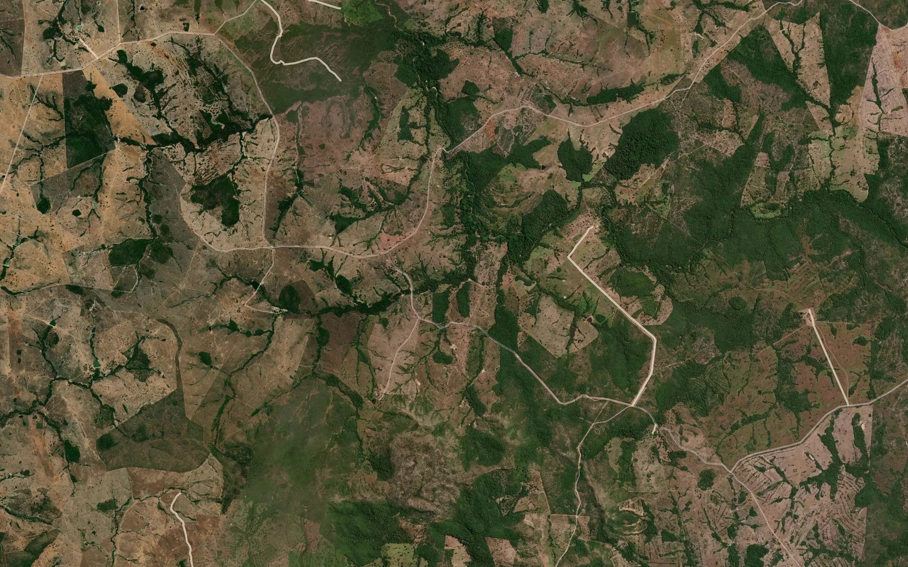 Satellite map of the Corrego Ferreirinha