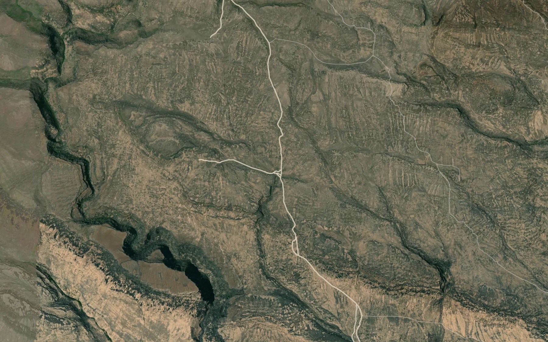 Satellite map of the Cedar Tree Spring
