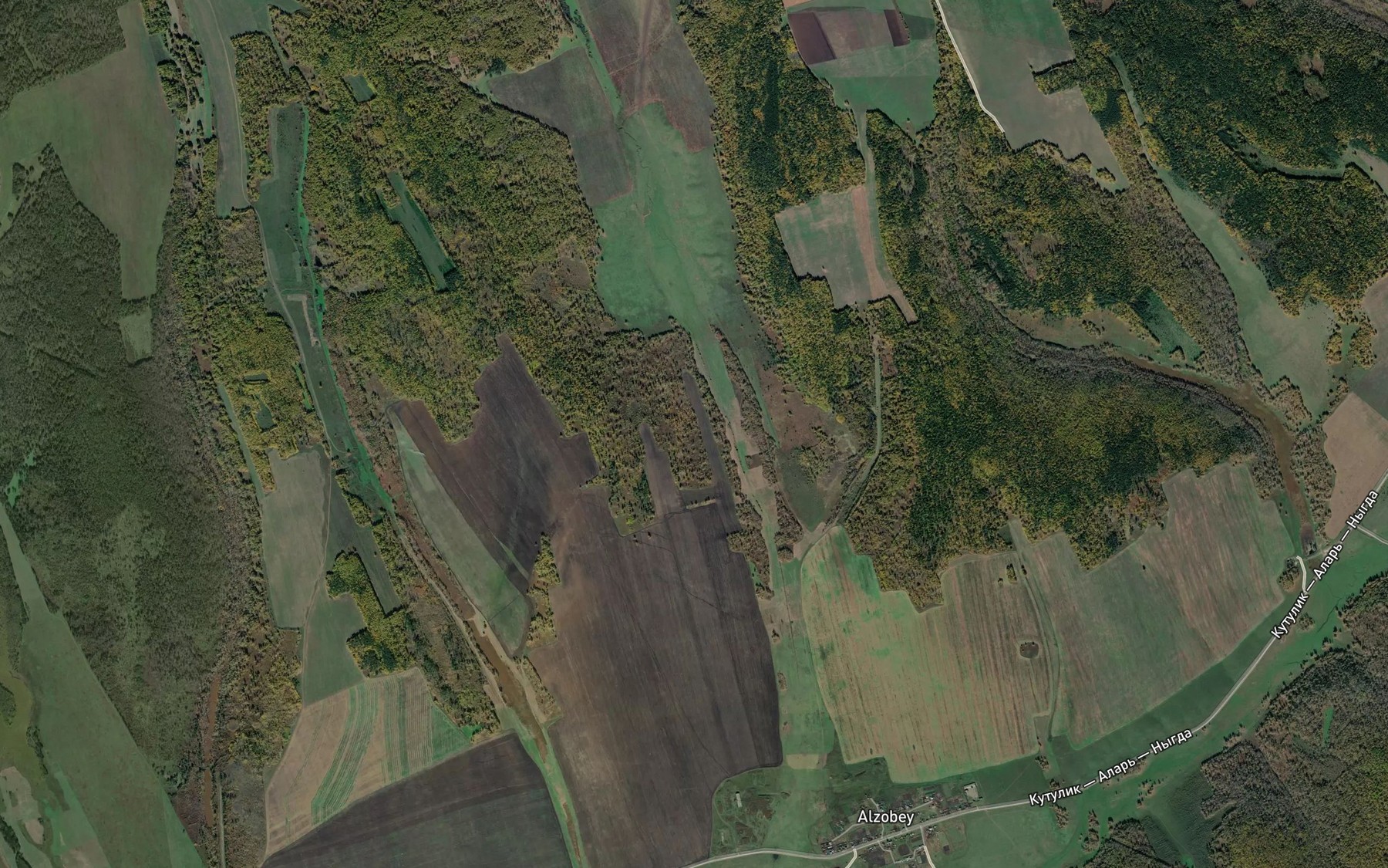 Satellite map of the Pad' Alzobey