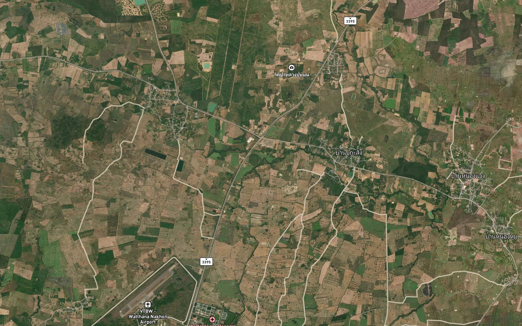Satellite map of the Huai Mahut