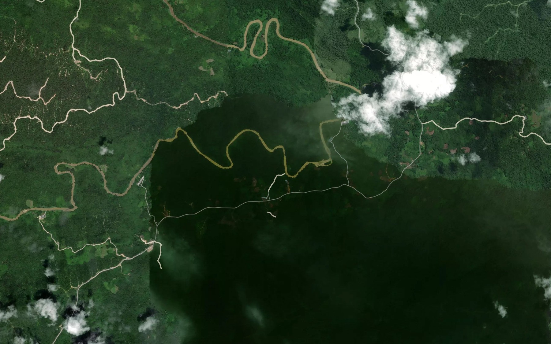 Satellite map of the Sungai Bena
