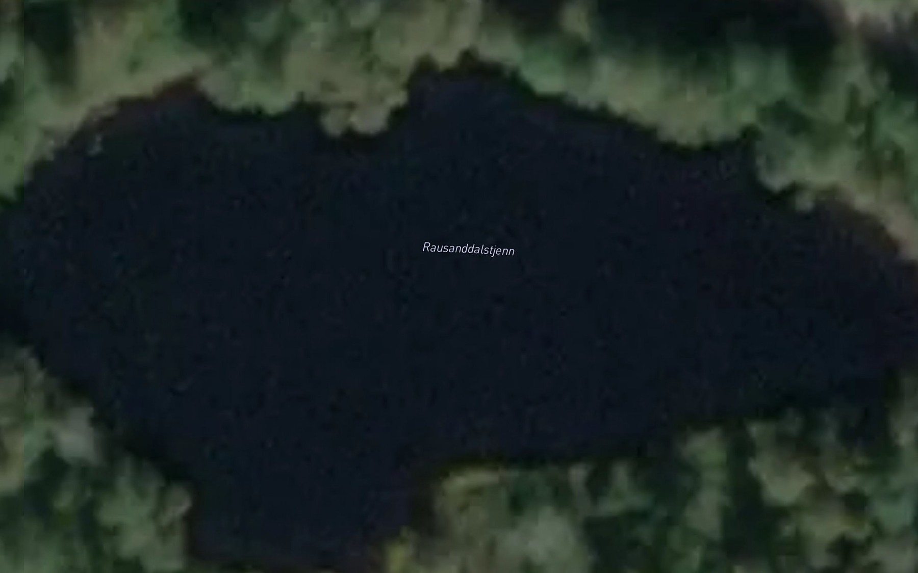 Satellite map of the Rausanddalstjenn