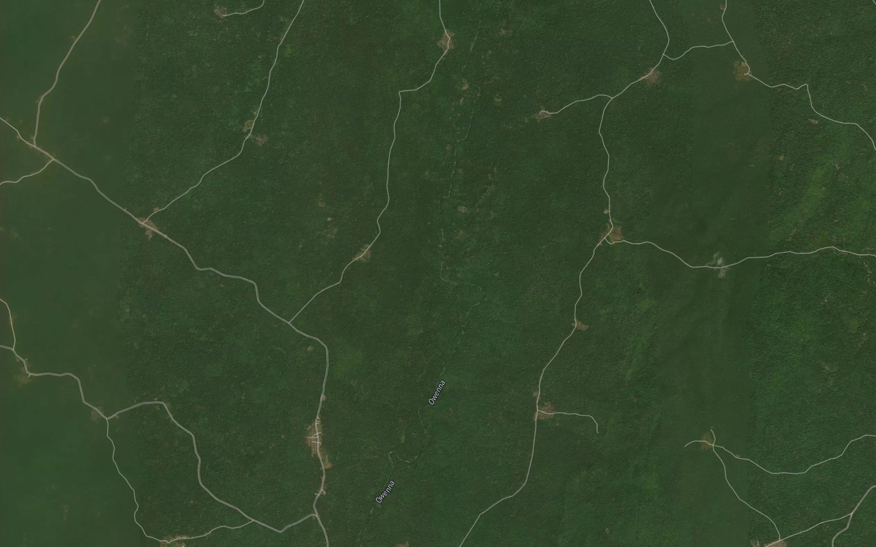 Satellite map of the River Okoro