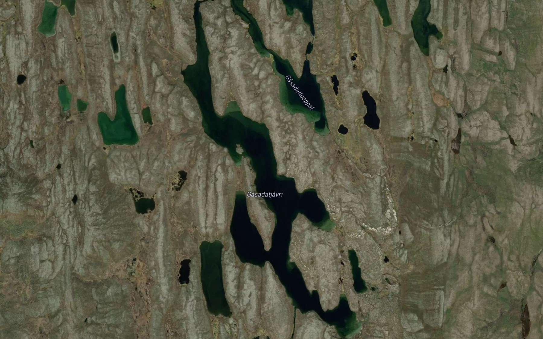 Satellite map of the Gasadatjavri