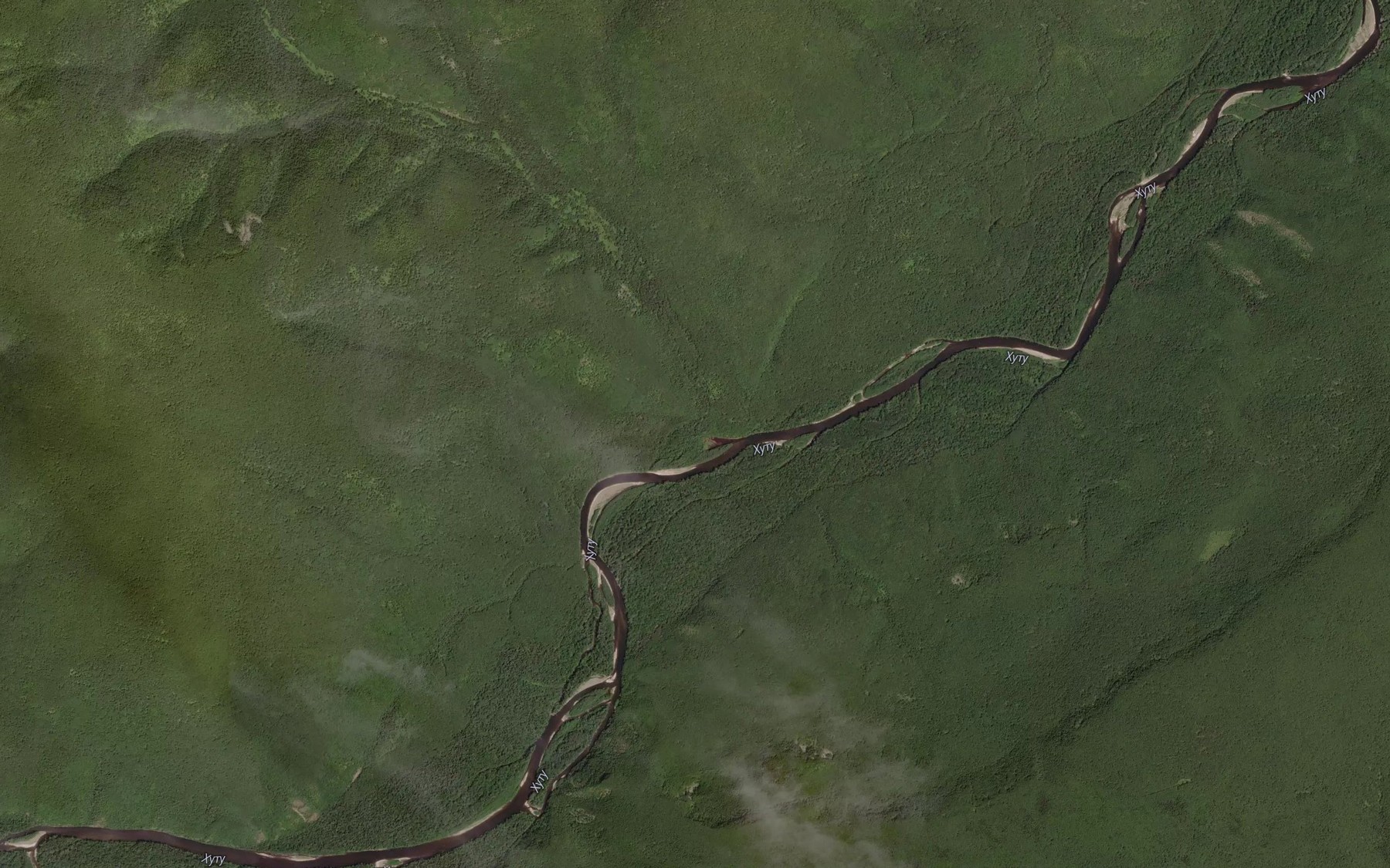 Satellite map of the Miki