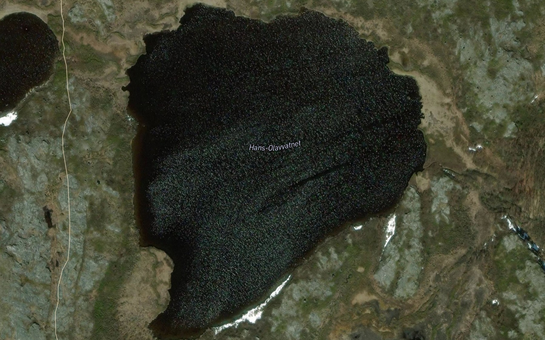Satellite map of the Hans-Olavvatnet
