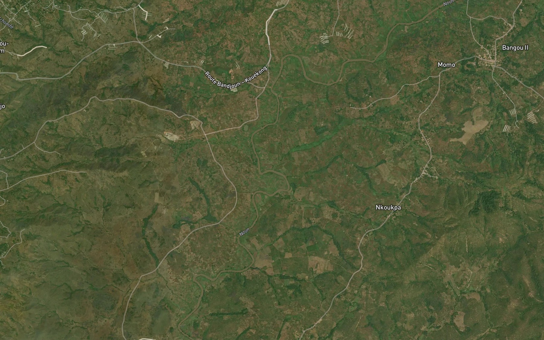 Satellite map of the Kena