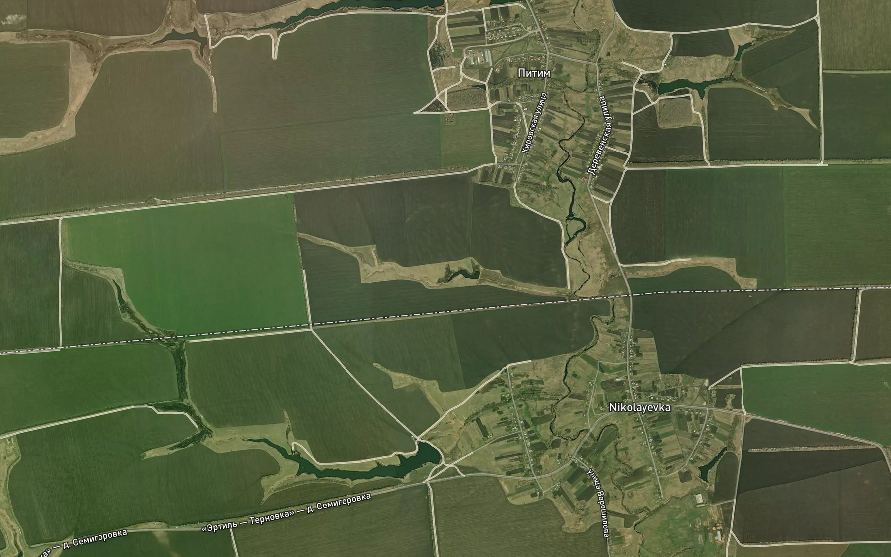 Satellite map of the Balka Versha Zaytsovskaya