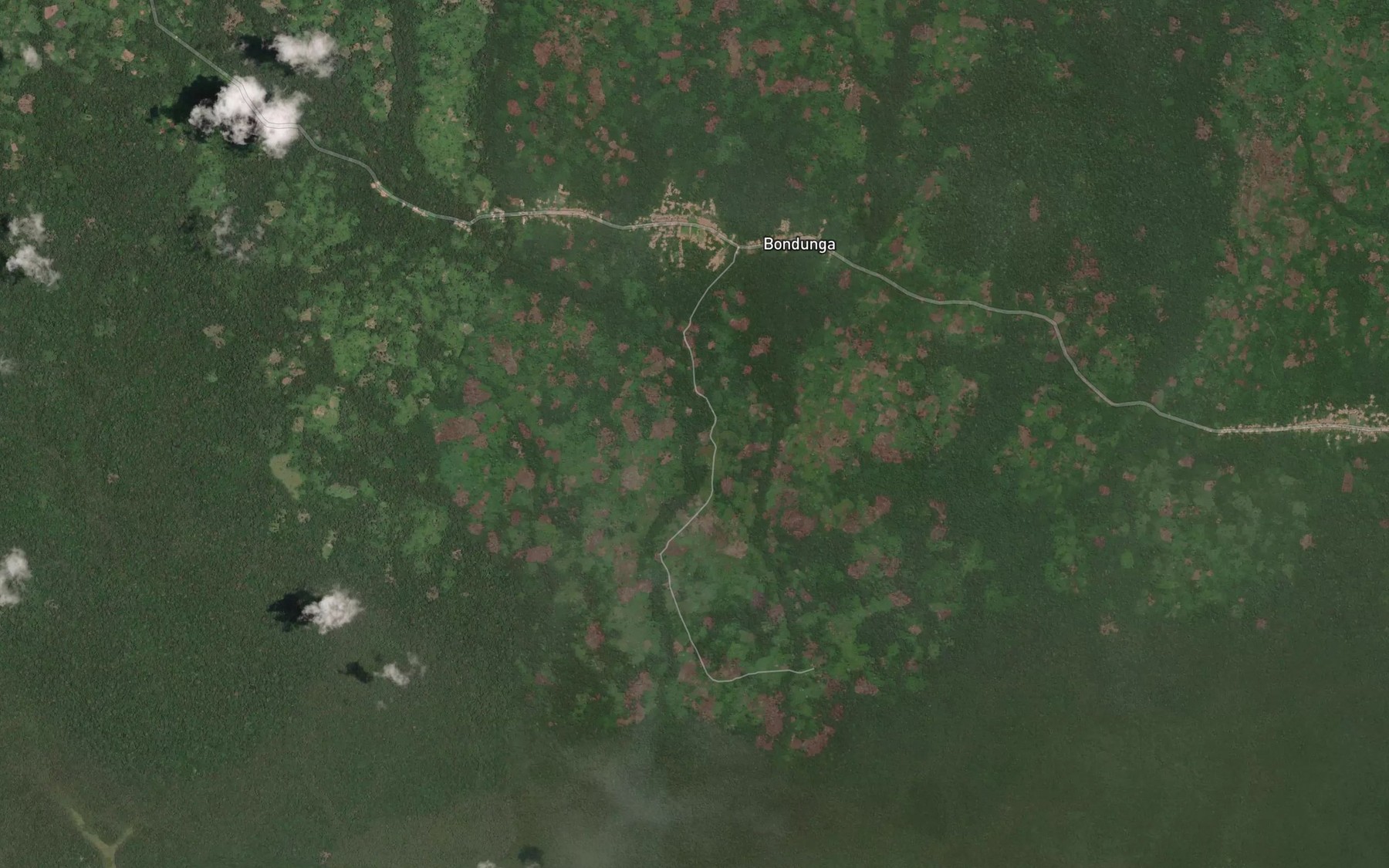 Satellite map of the Ilongo