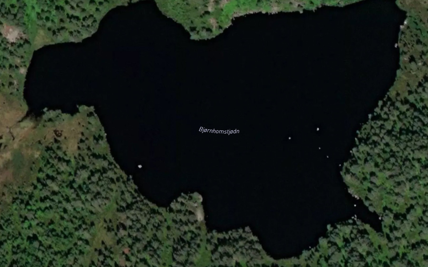 Satellite map of the Bjornhomtjorni