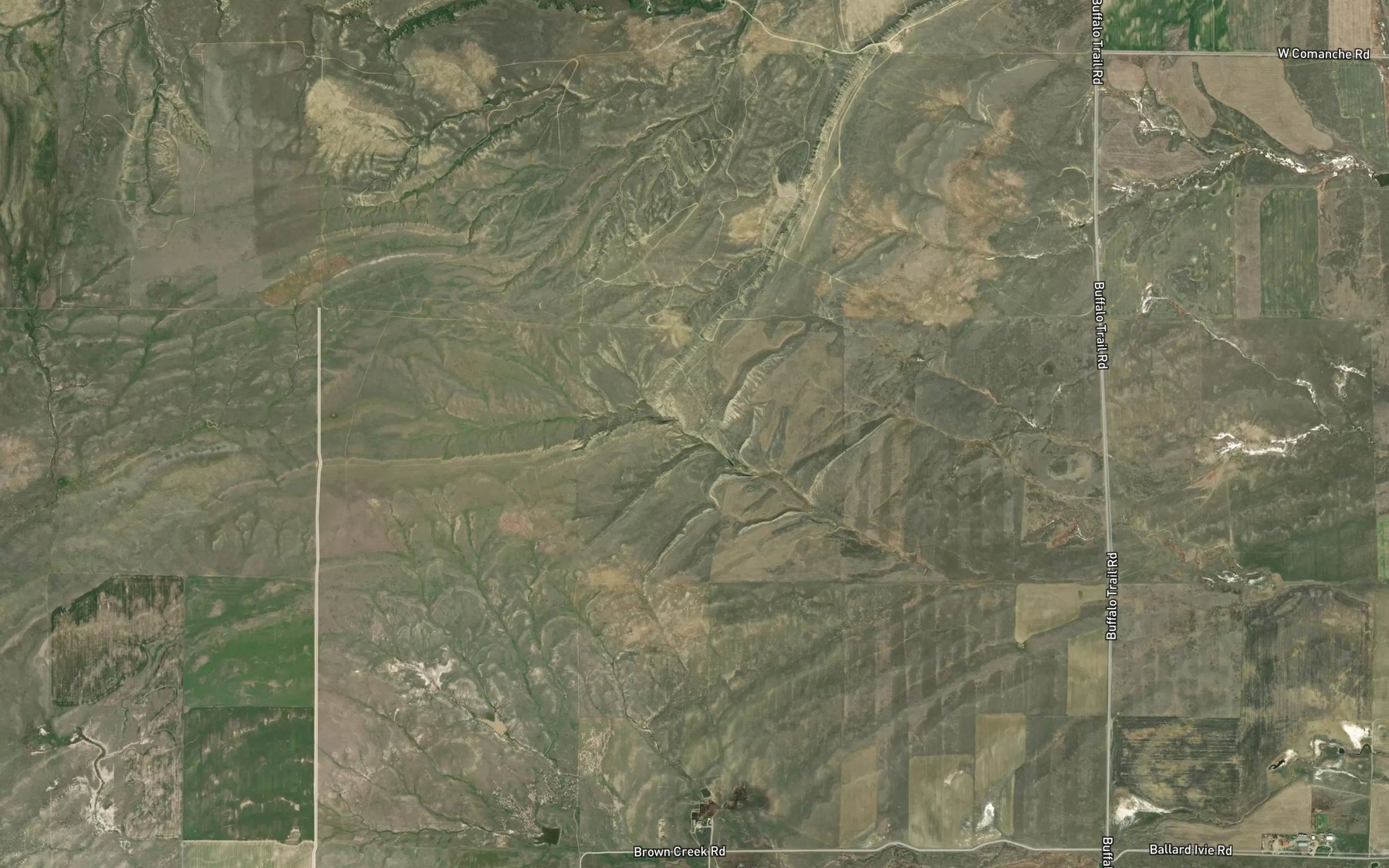 Satellite map of the Rock Spring