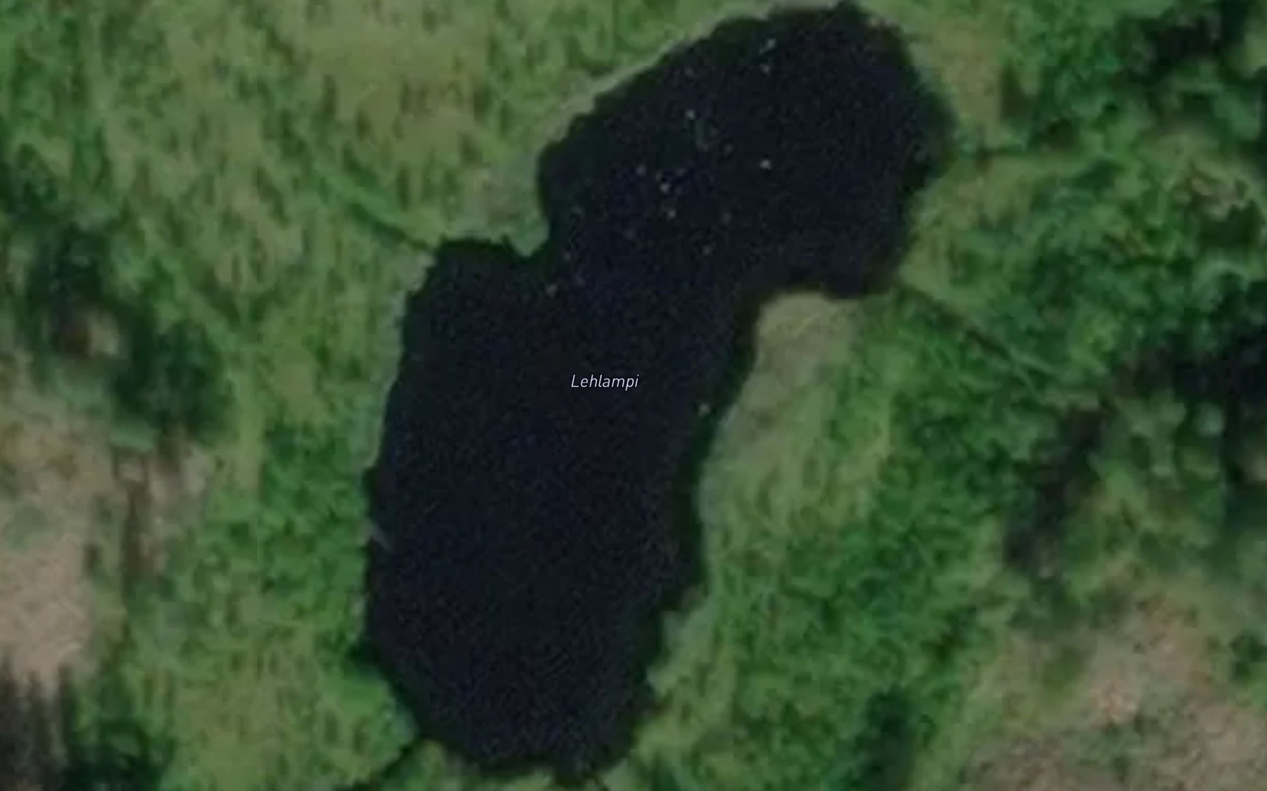 Satellite map of the Lehlampi