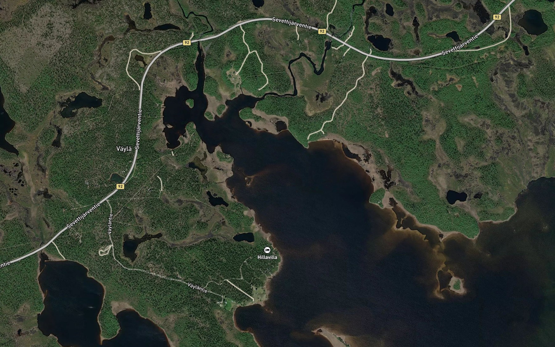 Satellite map of the Vaylavuono