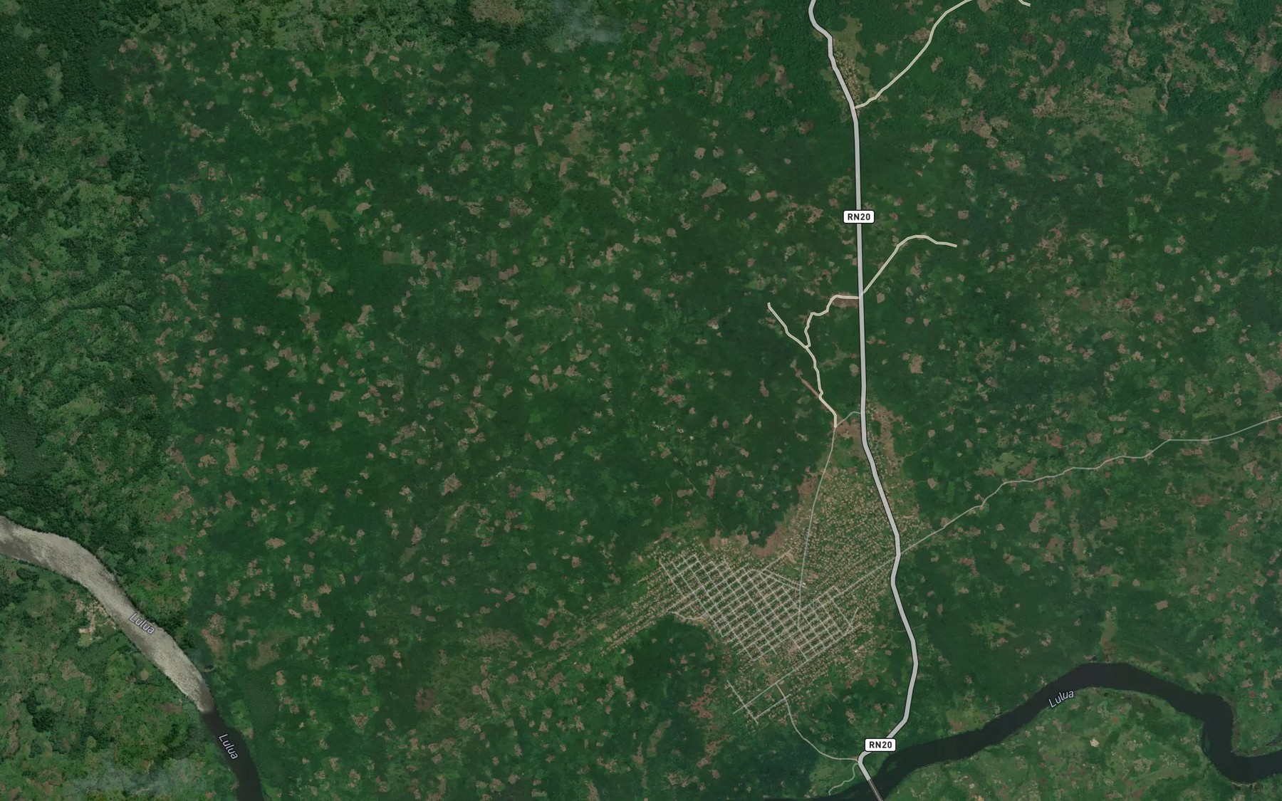 Satellite map of the Kandikandi