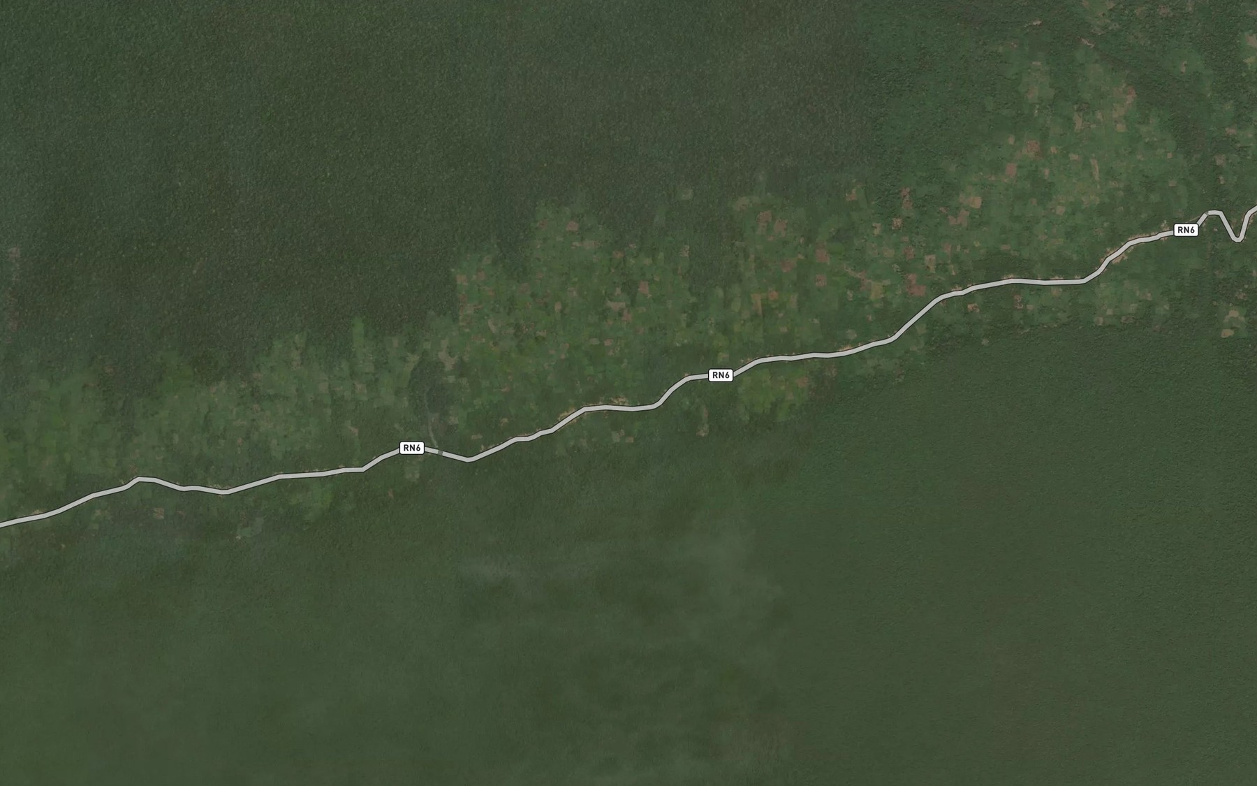 Satellite map of the Lilangi