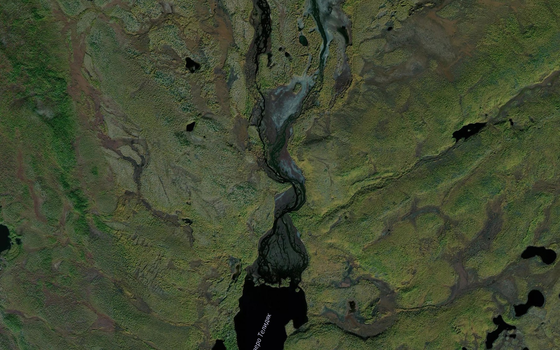 Satellite map of the Moton