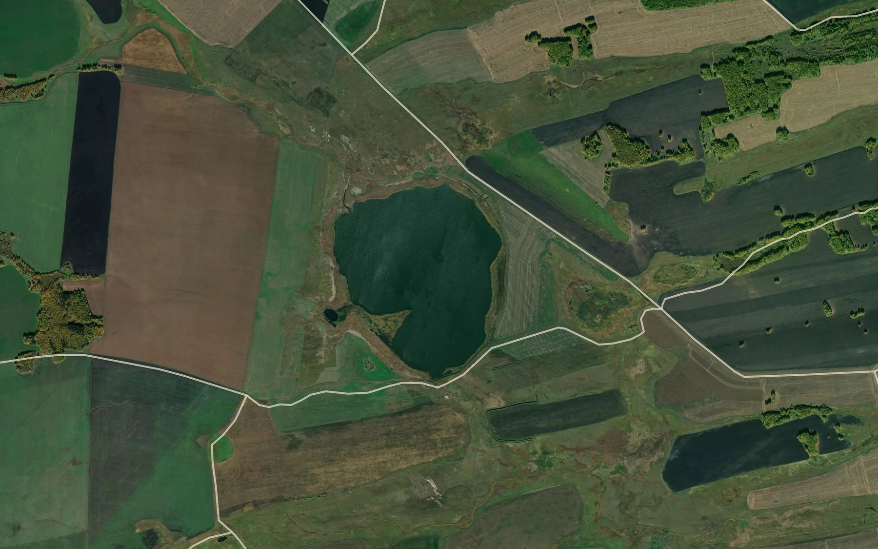Satellite map of the Ozero Stepnoye