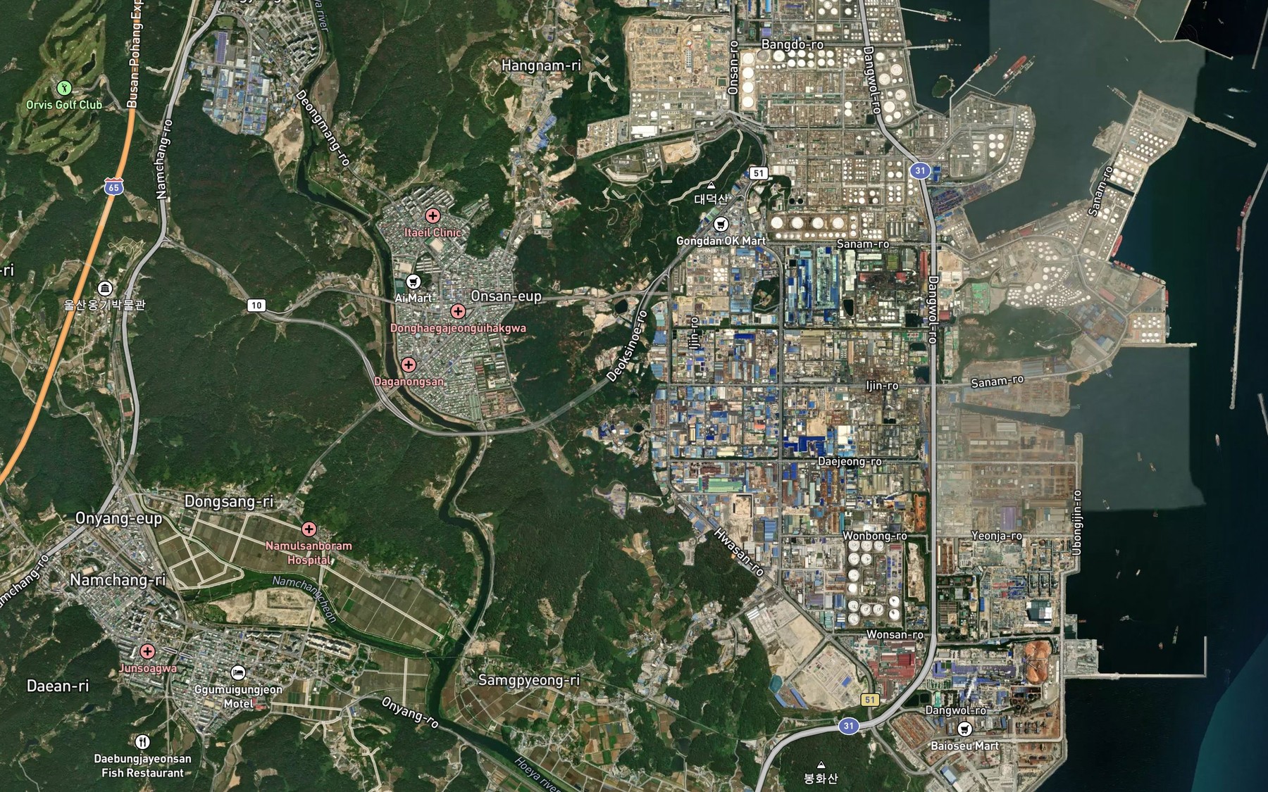 Satellite map of the Sanseongjisangmot
