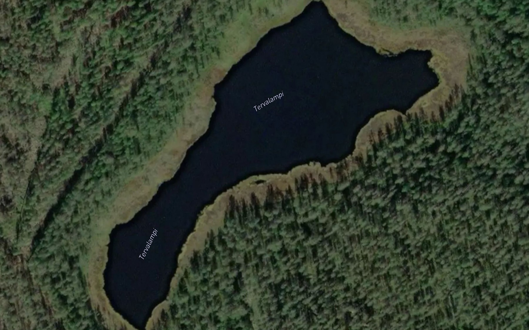 Satellite map of the Tervalampi