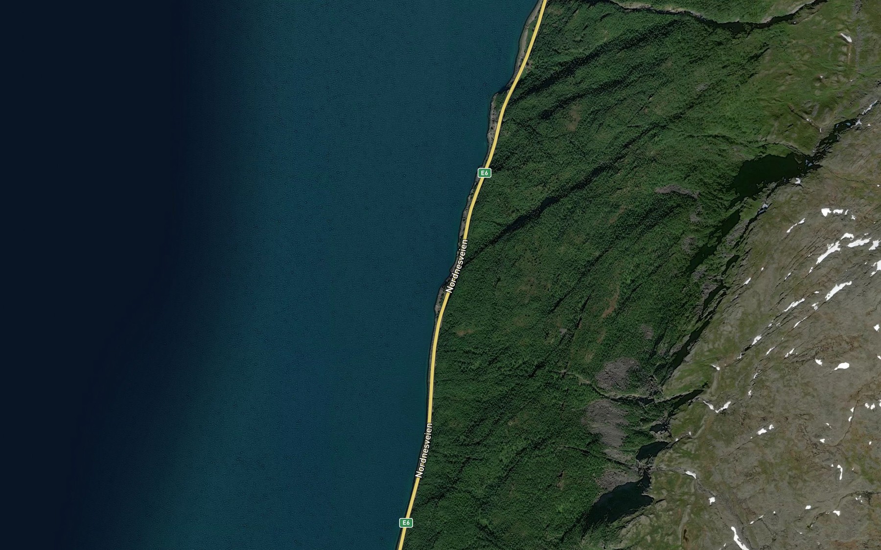 Satellite map of the Klakkebergbukta