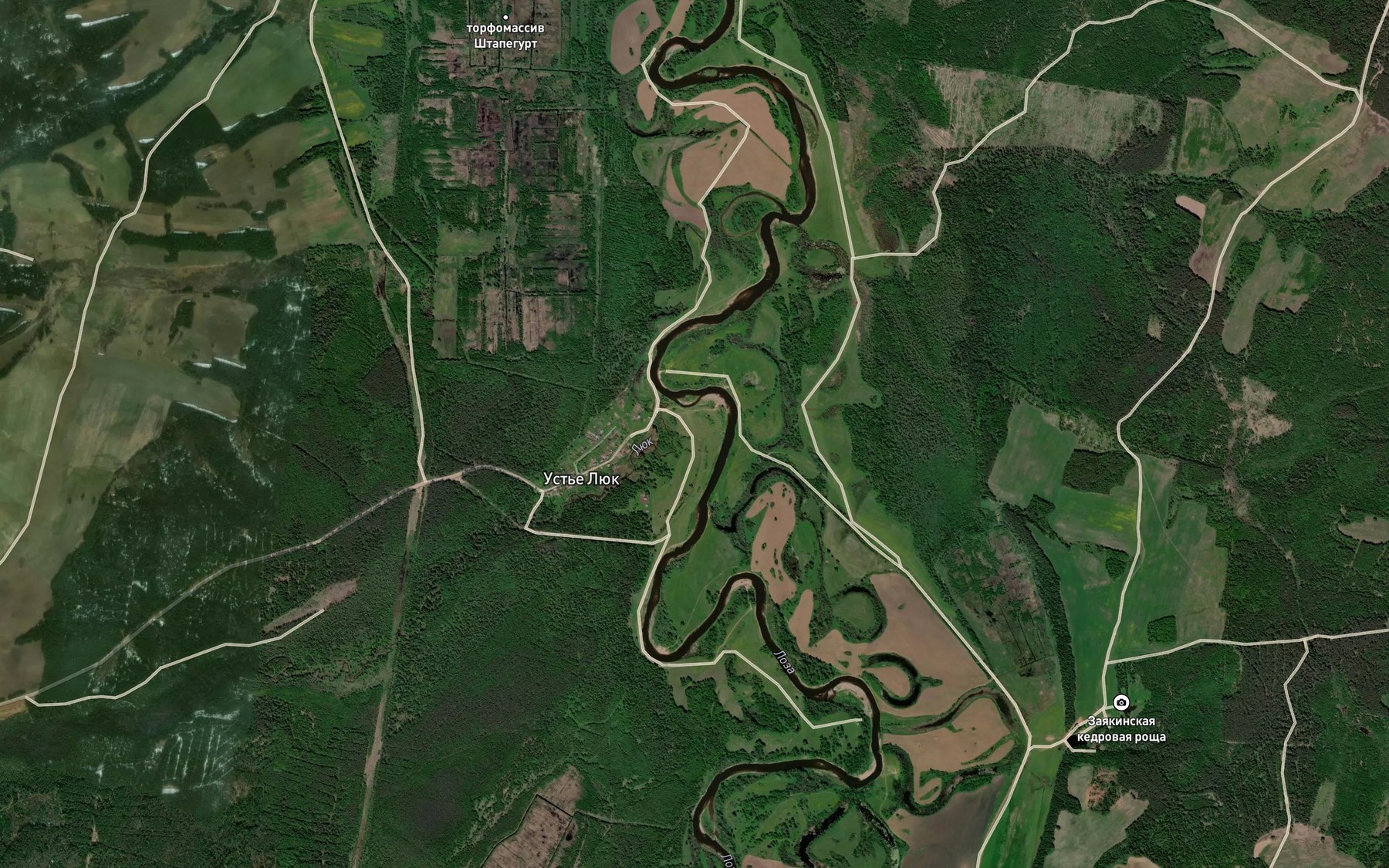 Satellite map of the Lyuk