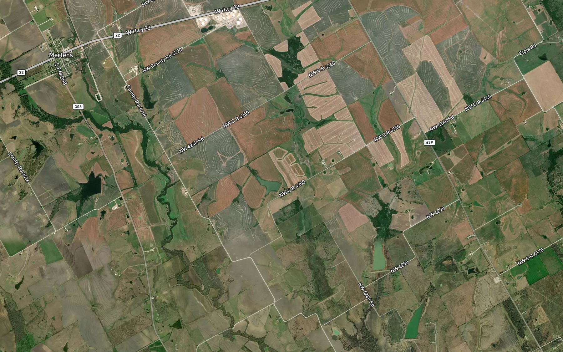 Satellite map of the Soil Conservation Service Site 99 Reservoir