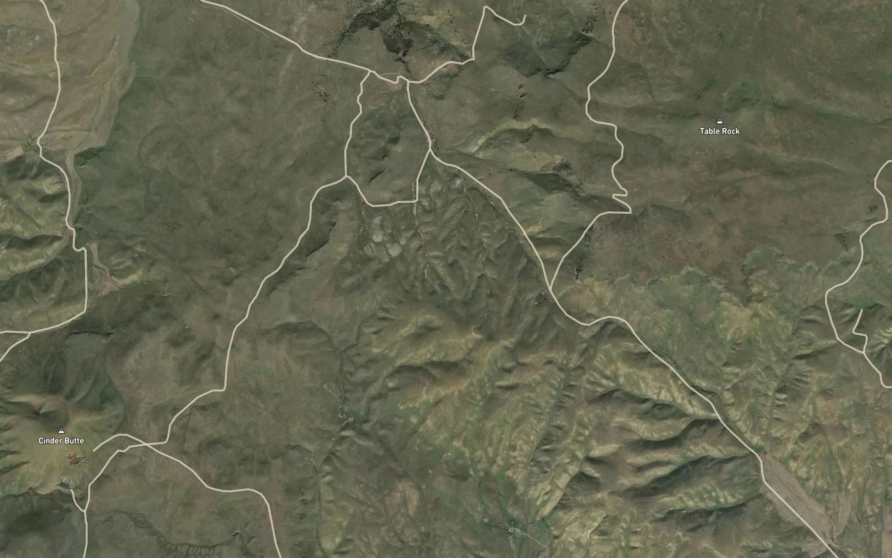 Satellite map of the Buck Spring