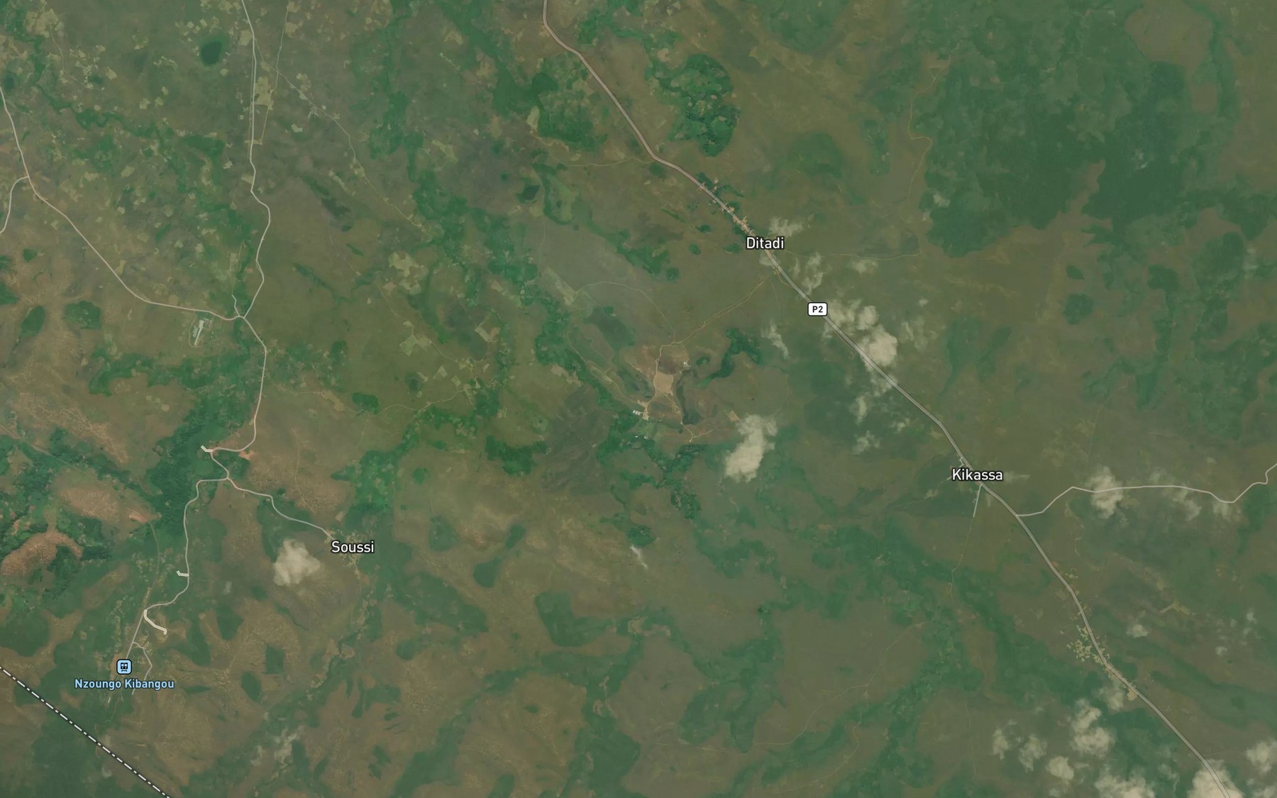 Satellite map of the Baola