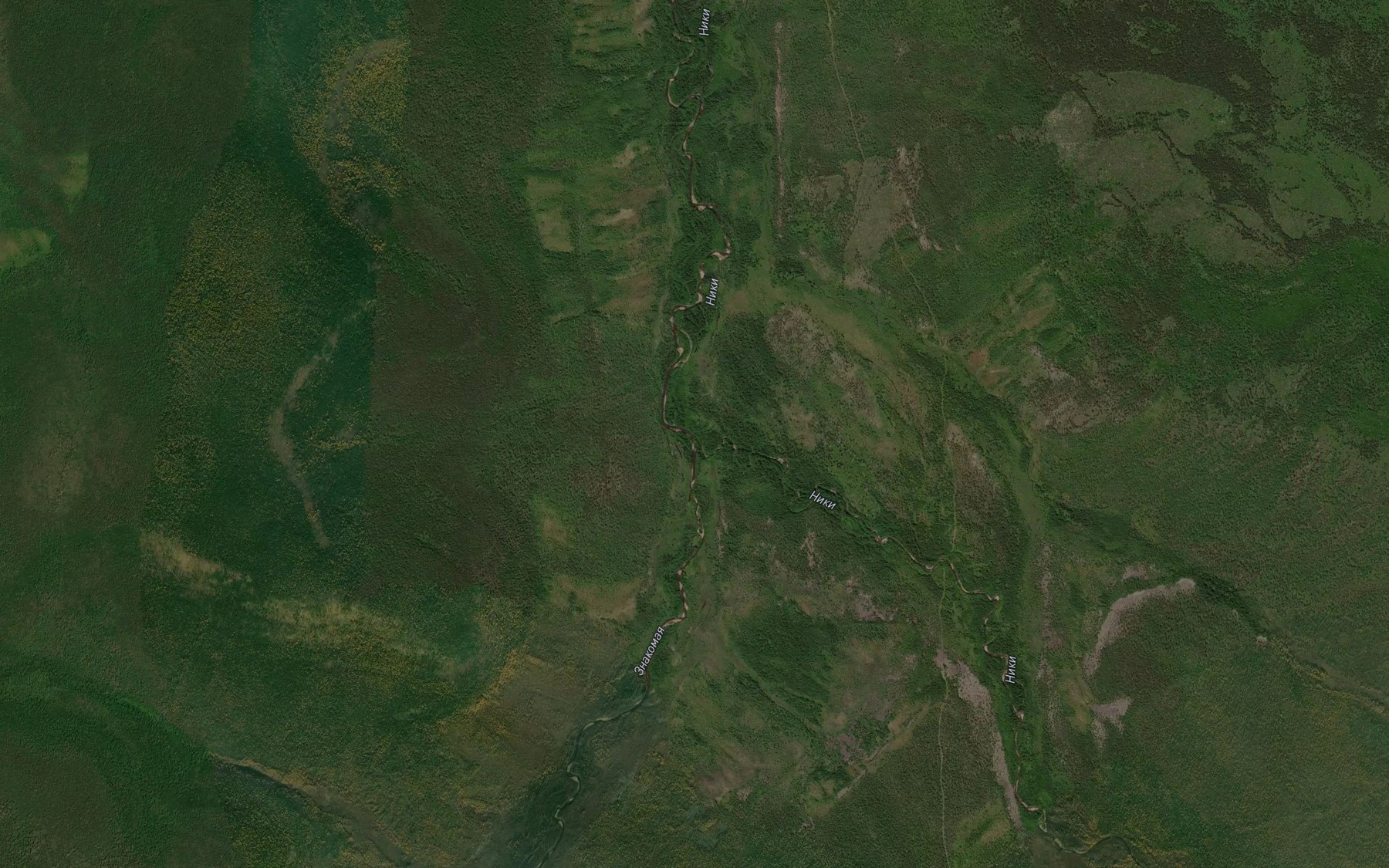 Satellite map of the Muktana