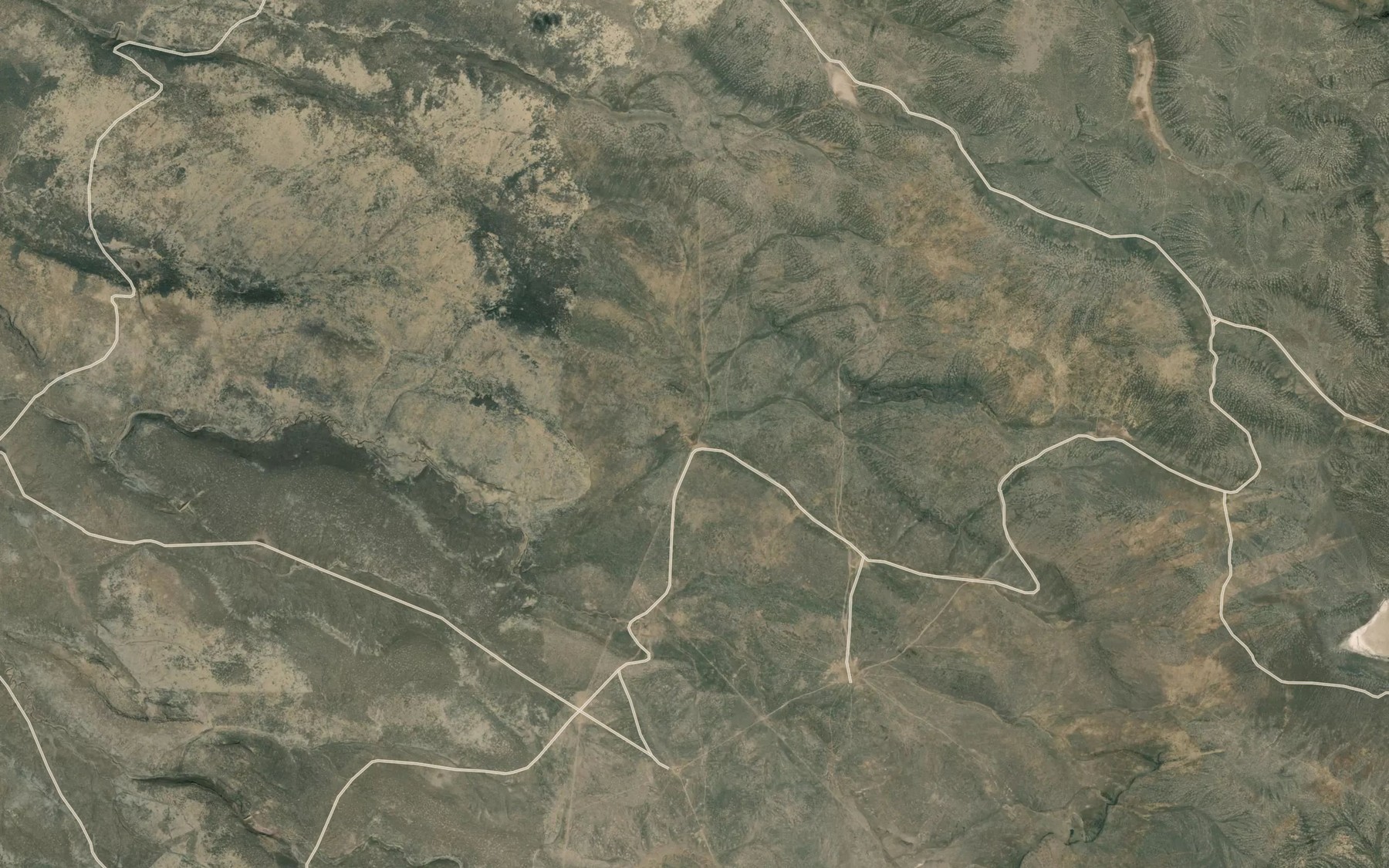 Satellite map of the Monument Reservoir
