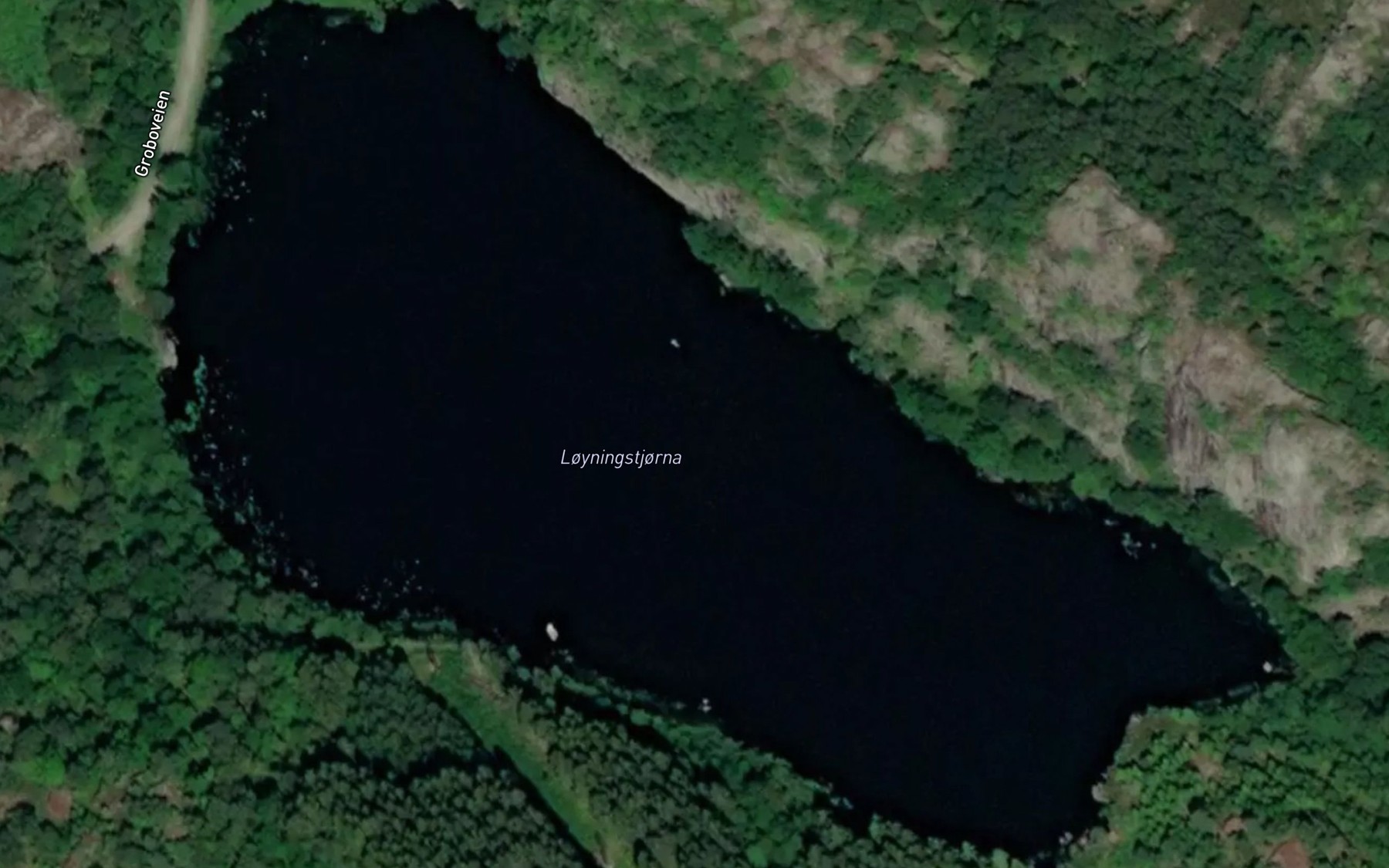 Satellite map of the Loyningstjorna