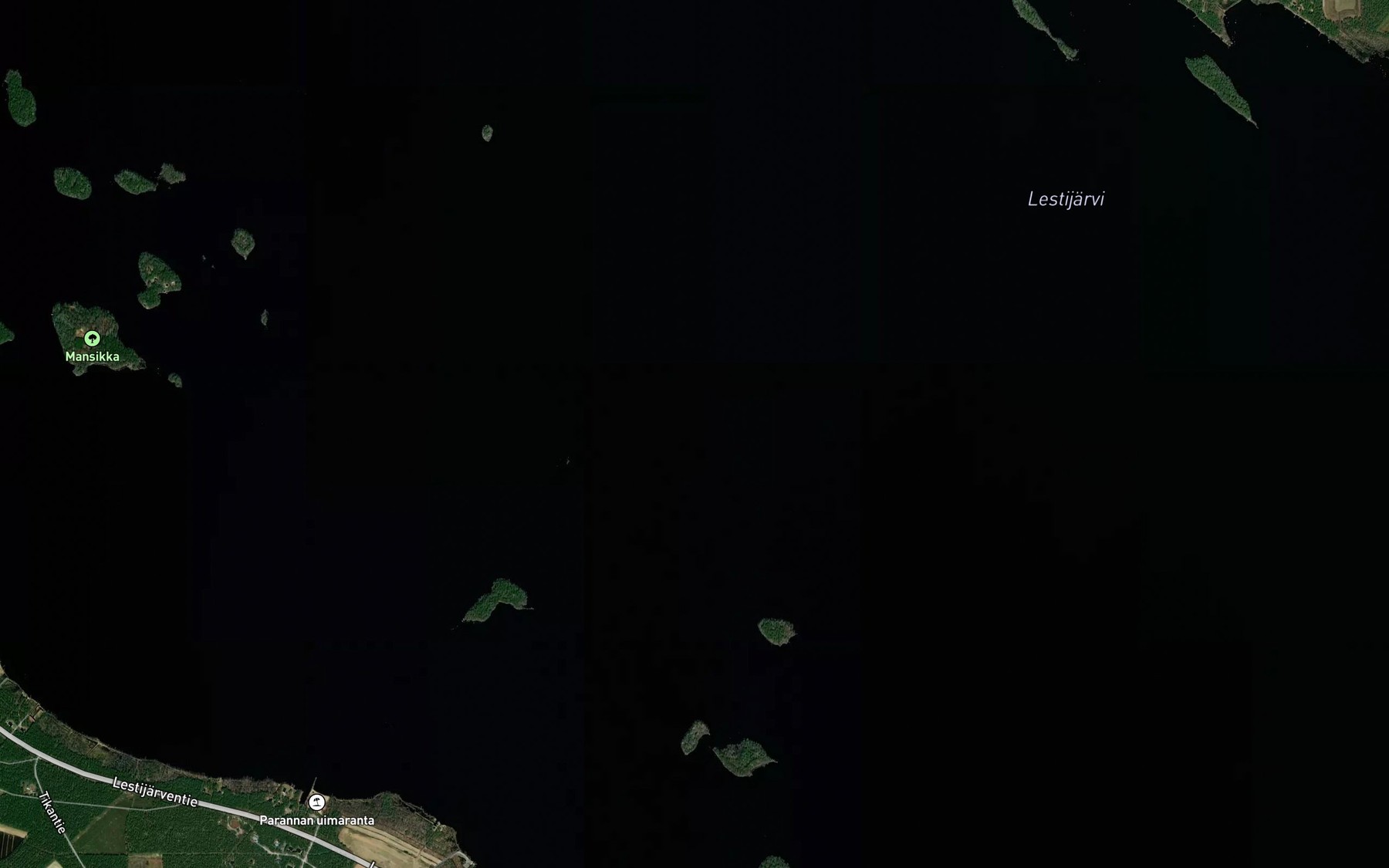 Satellite map of the Lestijarvi