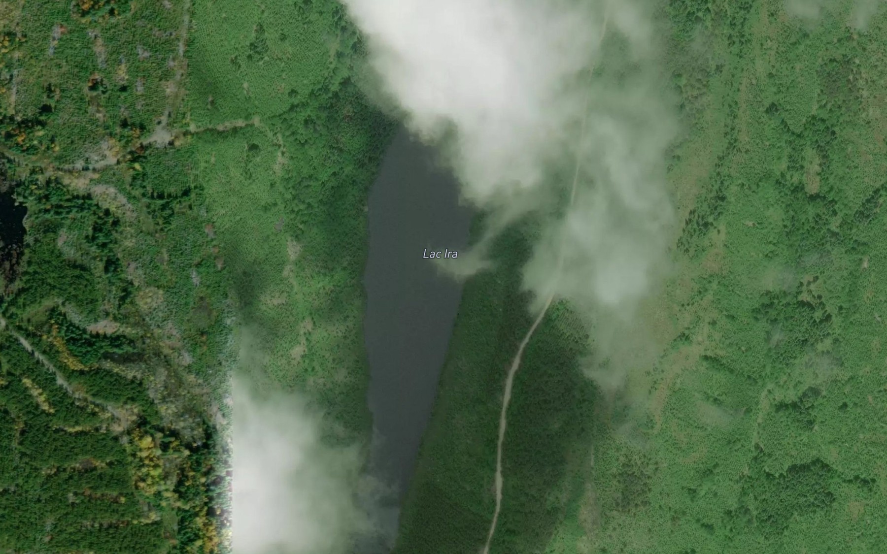 Satellite map of the Lac Ira