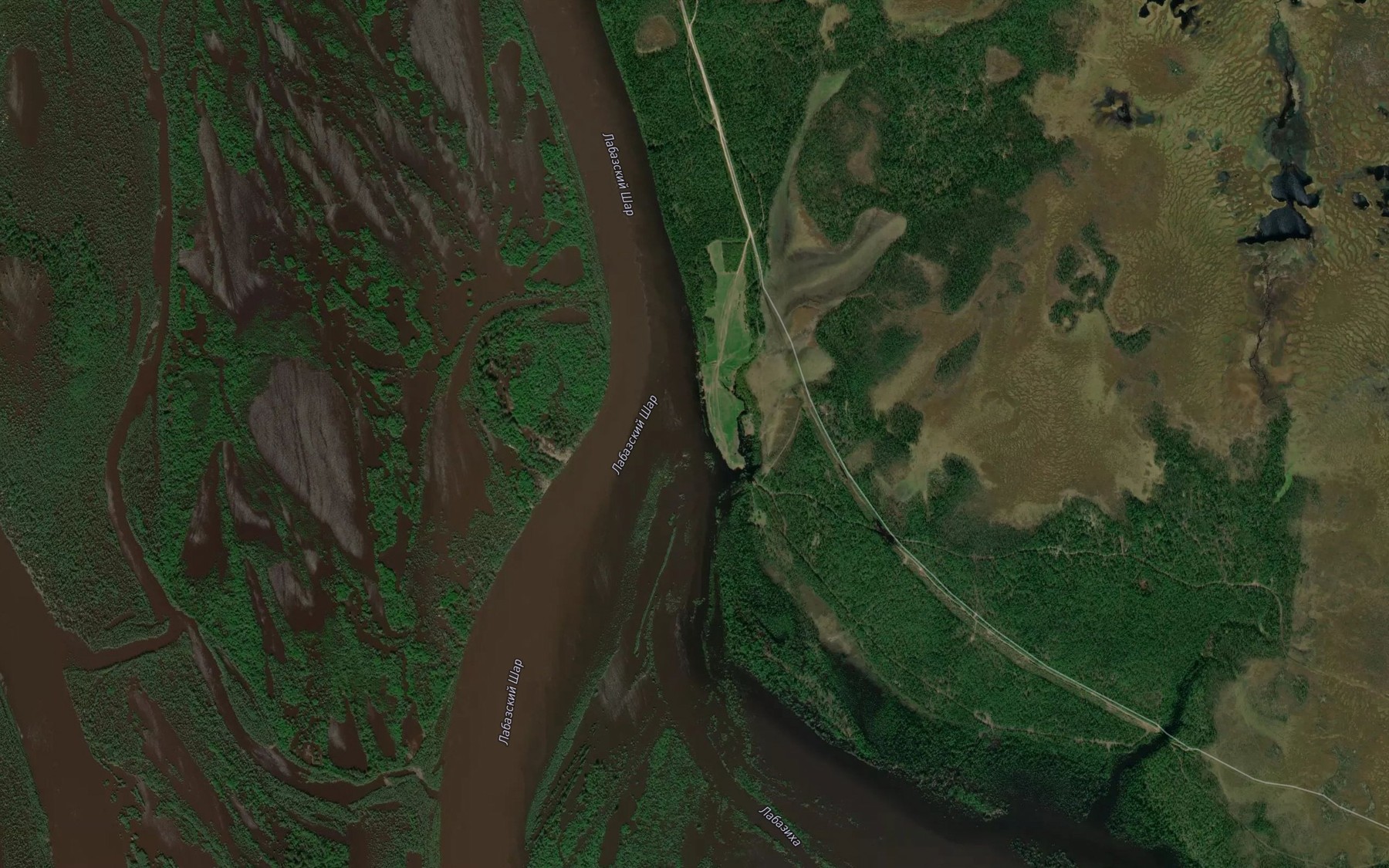 Satellite map of the Labazikha