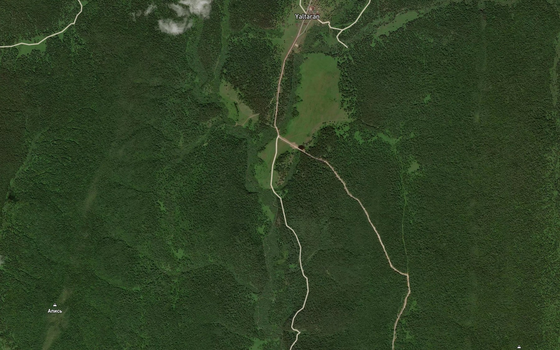 Satellite map of the Kurair