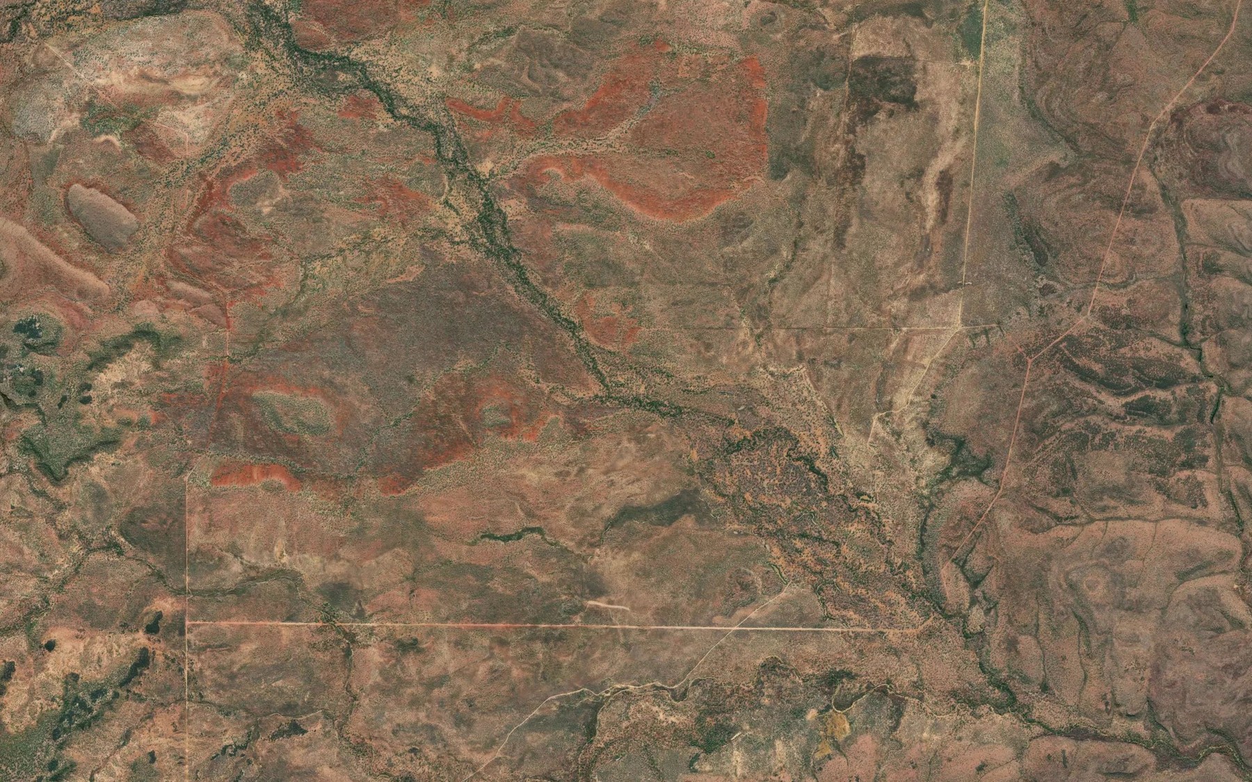 Satellite map of the Quibobikwi Creek