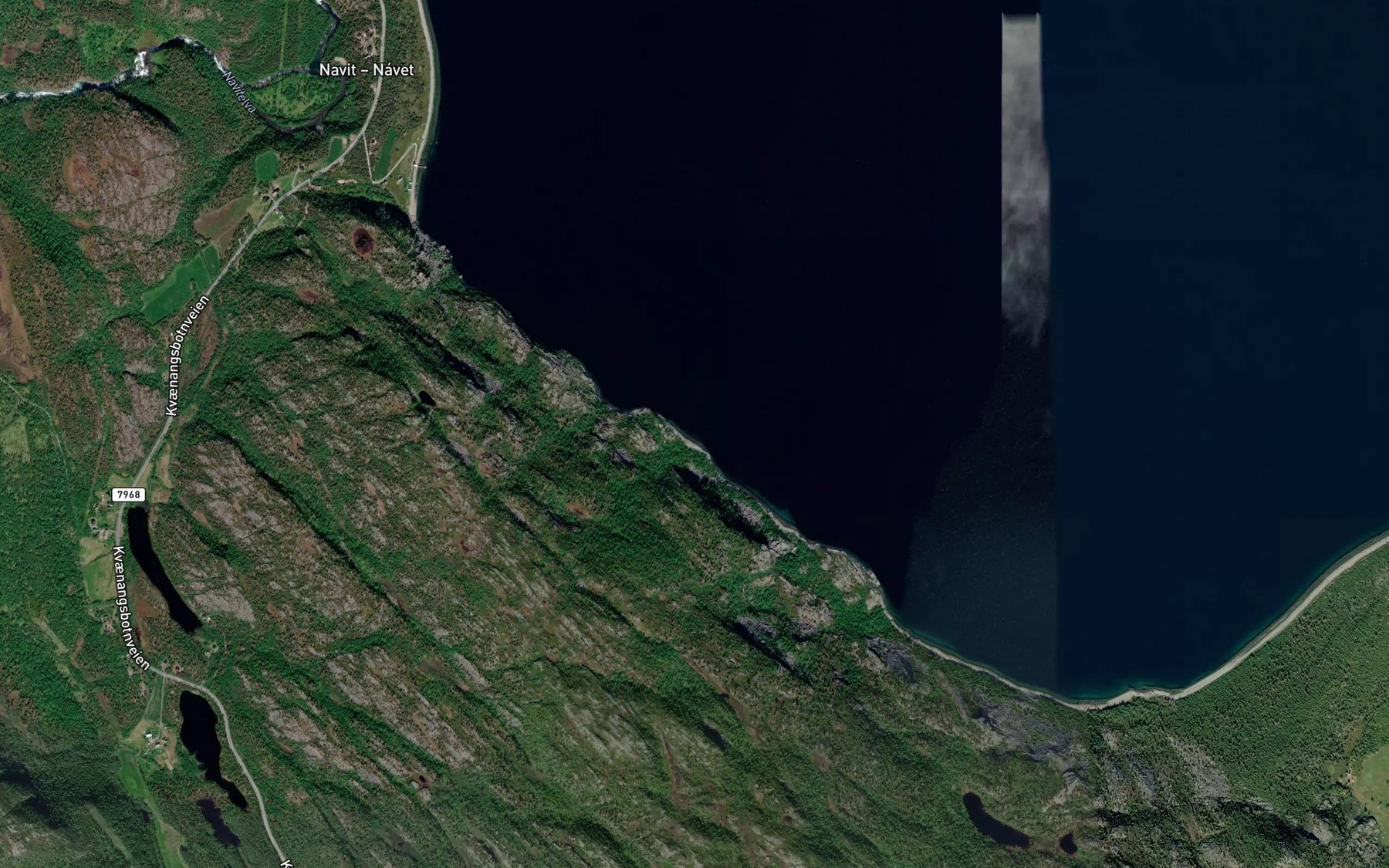 Satellite map of the Hansbukta