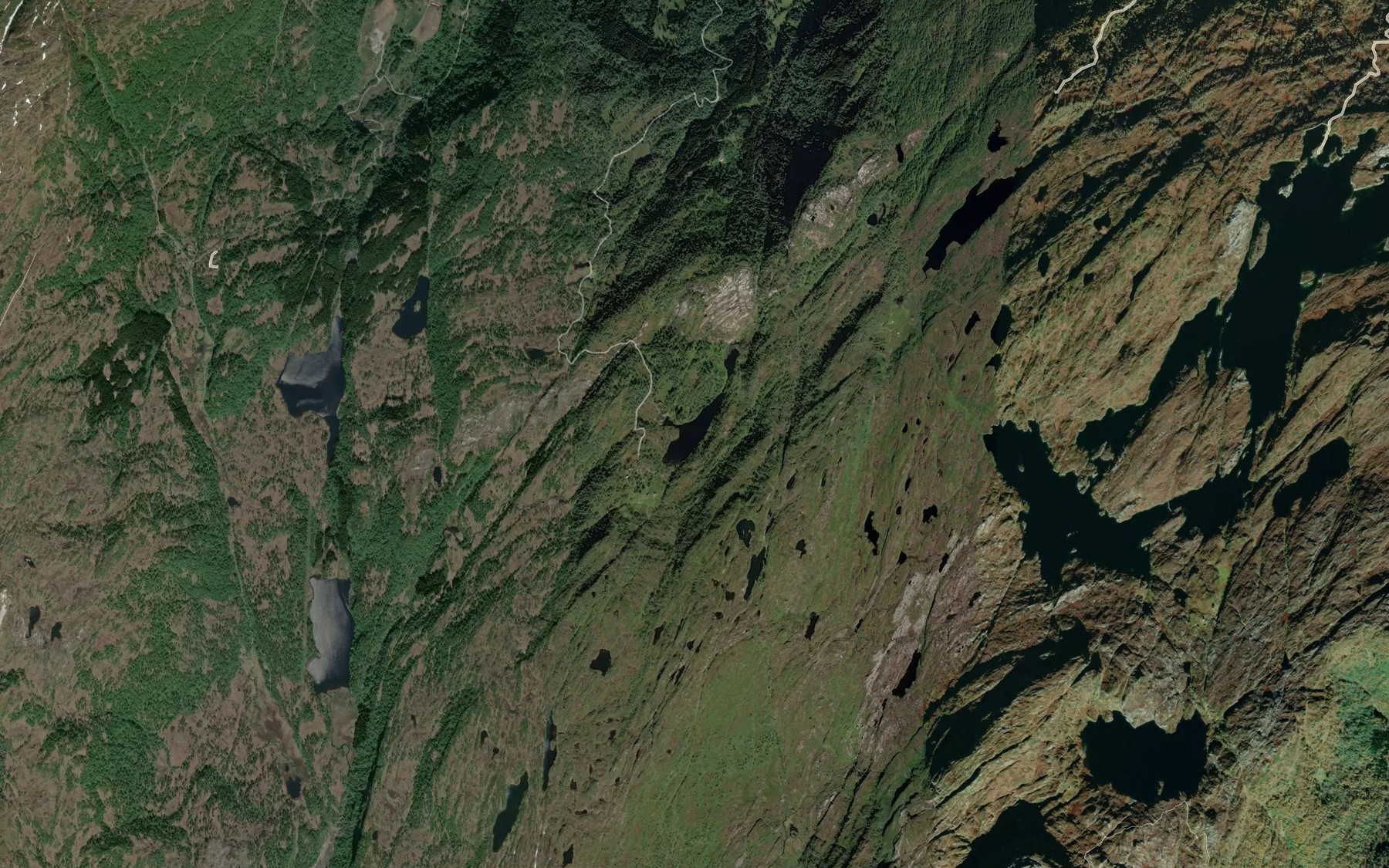 Satellite map of the Gullvotni