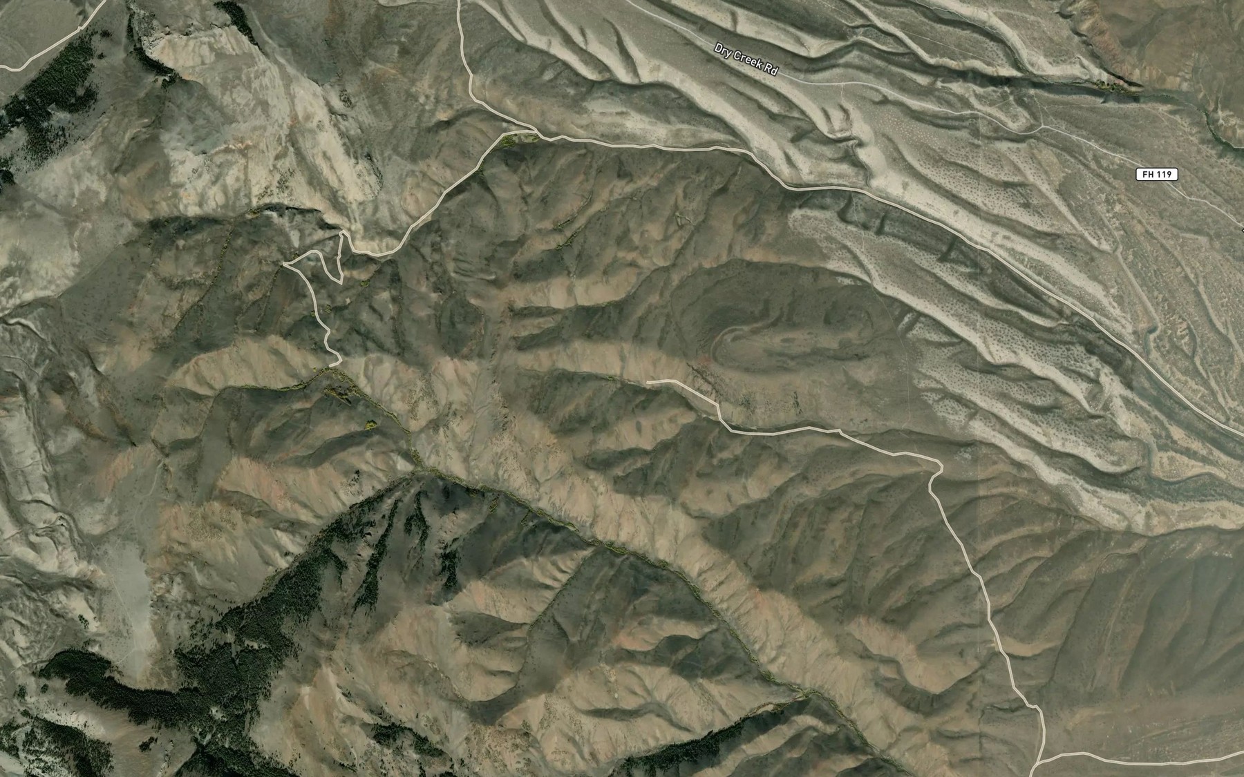 Satellite map of the Camp Springs