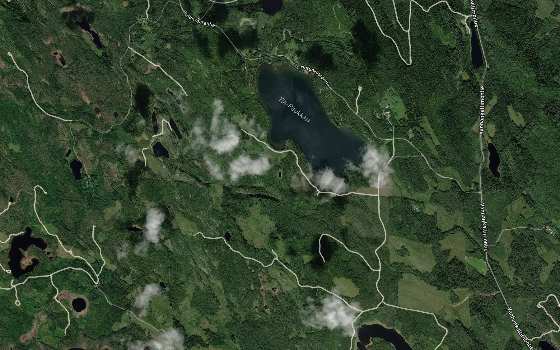 Satellite map of the Ruunalampi