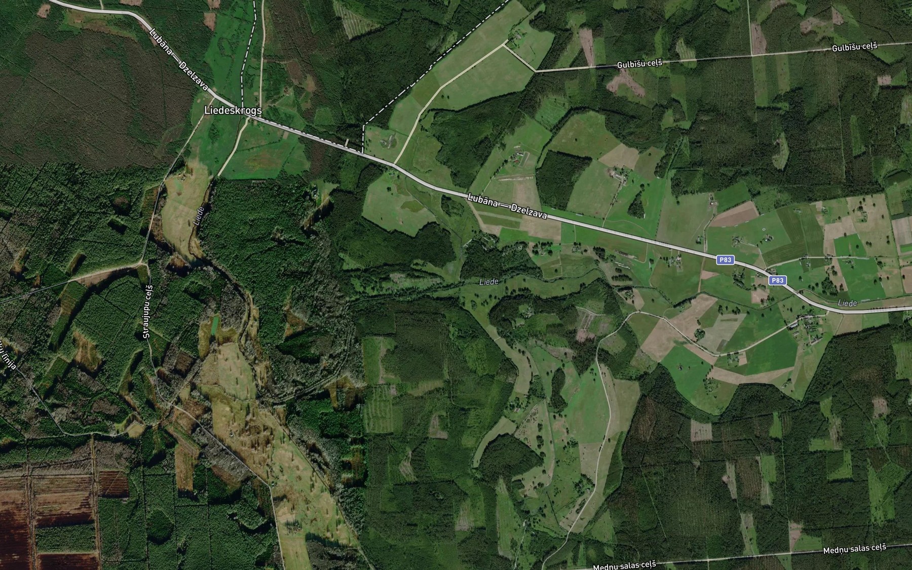 Satellite map of the Nidrite