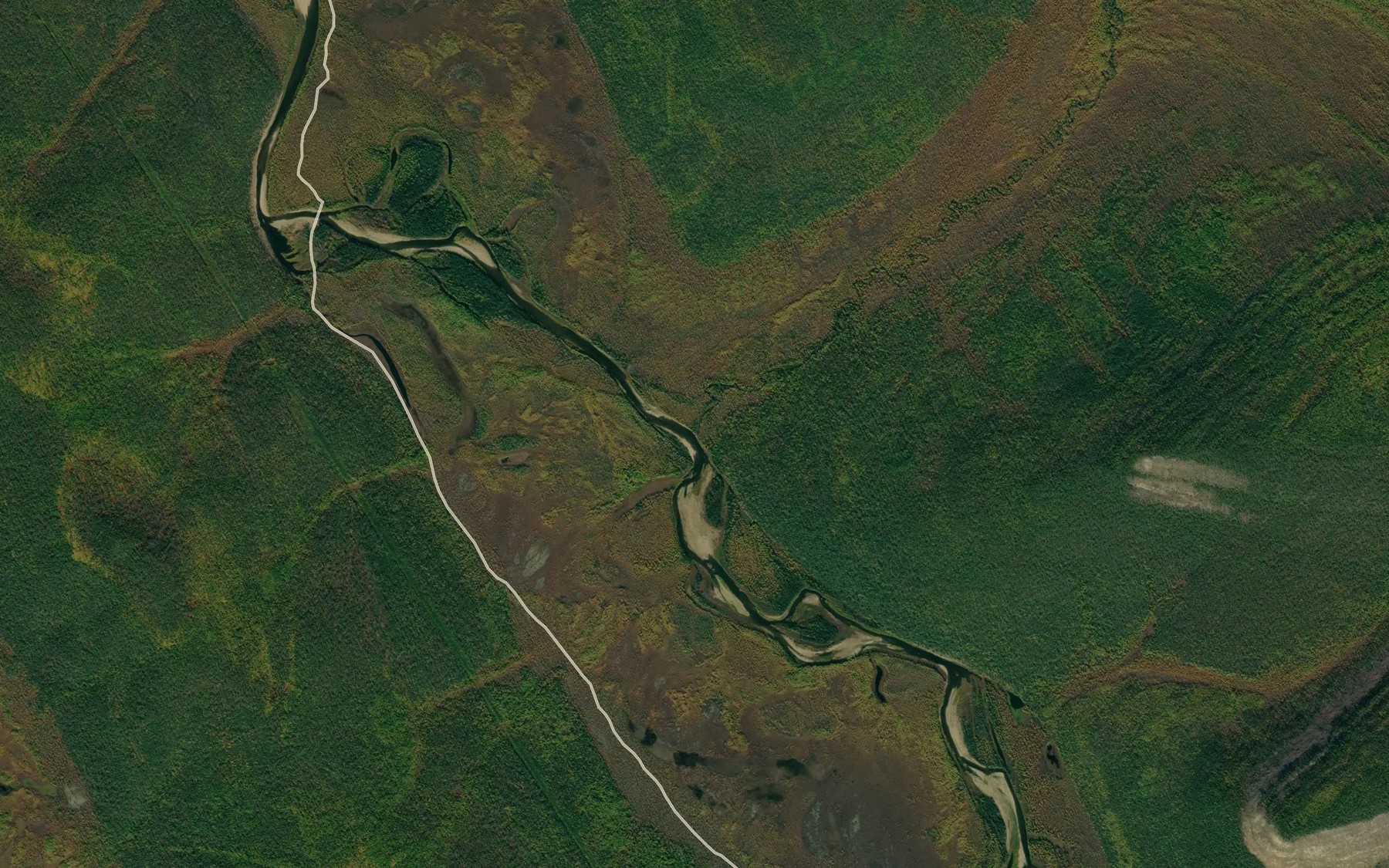 Satellite map of the Darendikhan