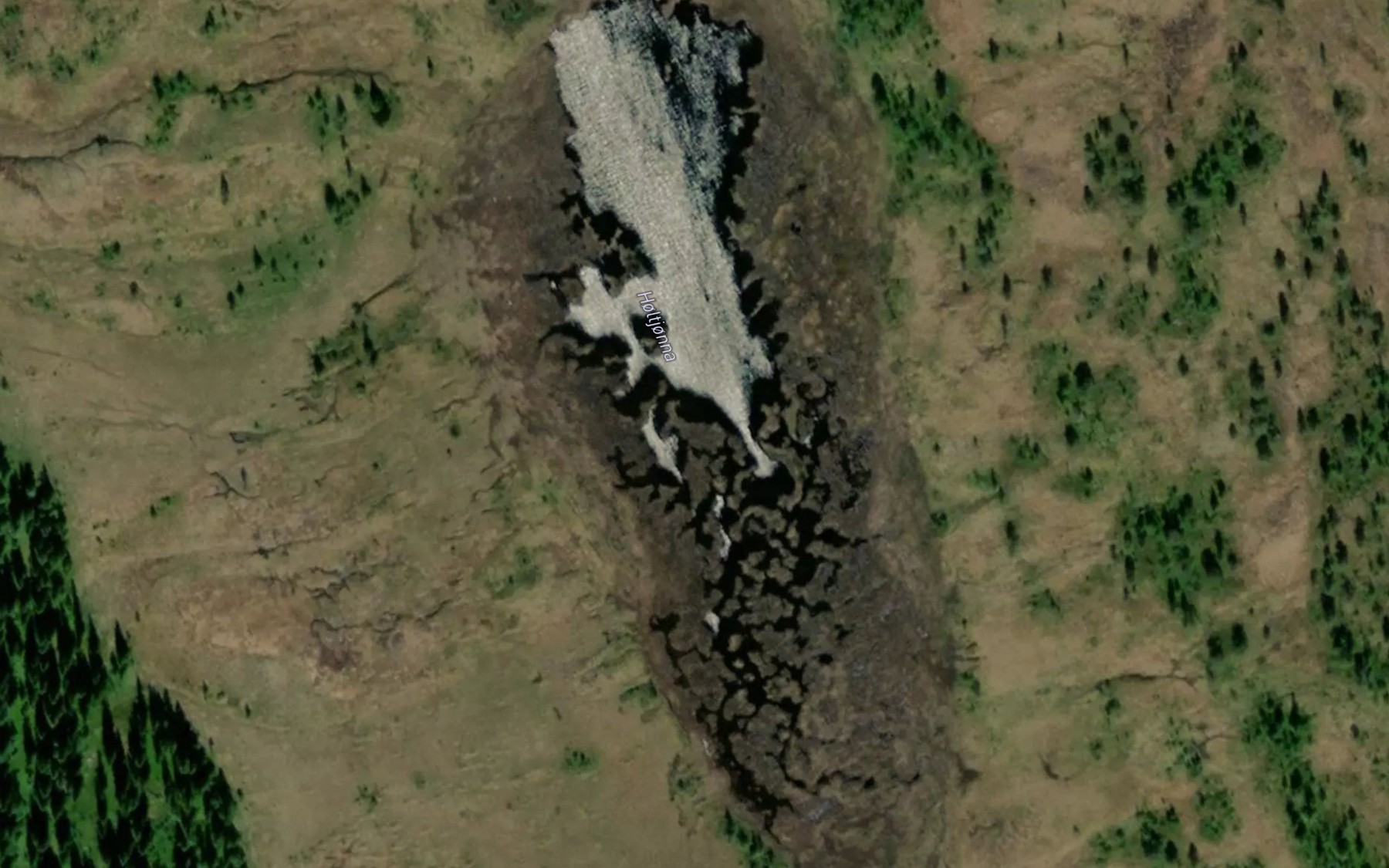 Satellite map of the Holtjorna