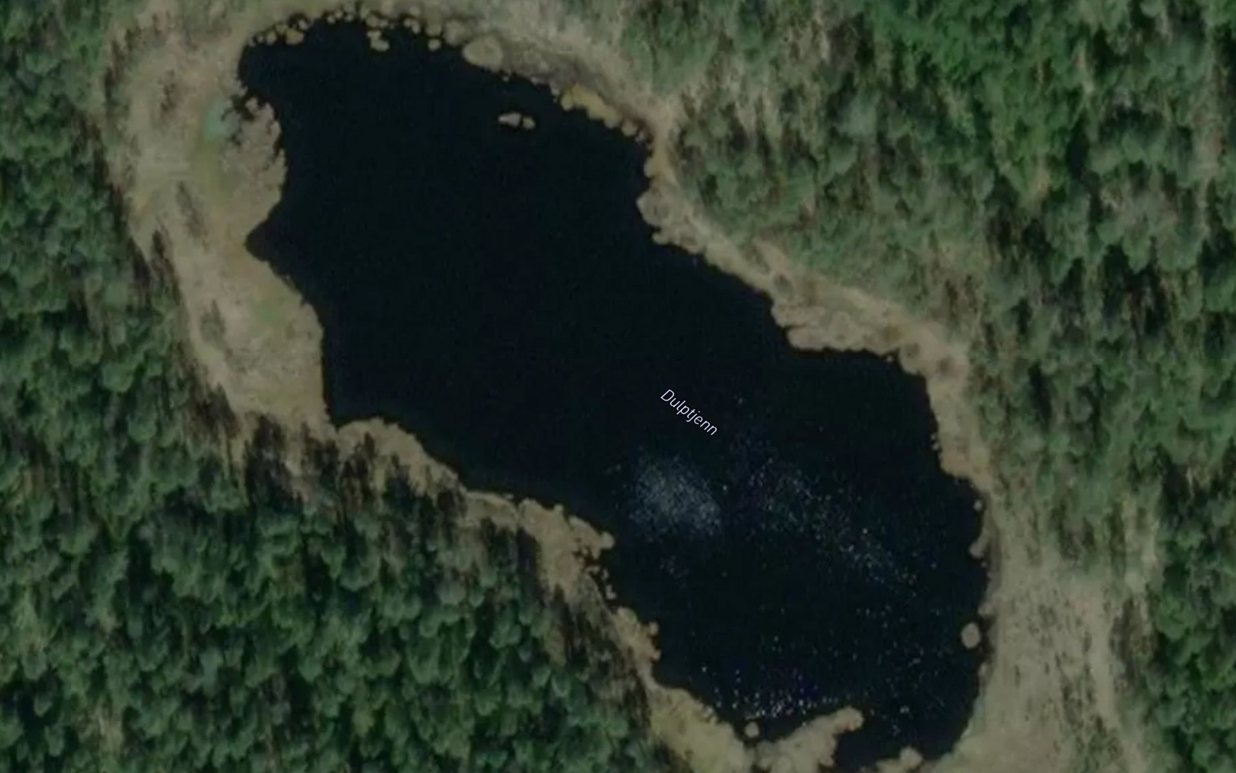 Satellite map of the Dulptjernet