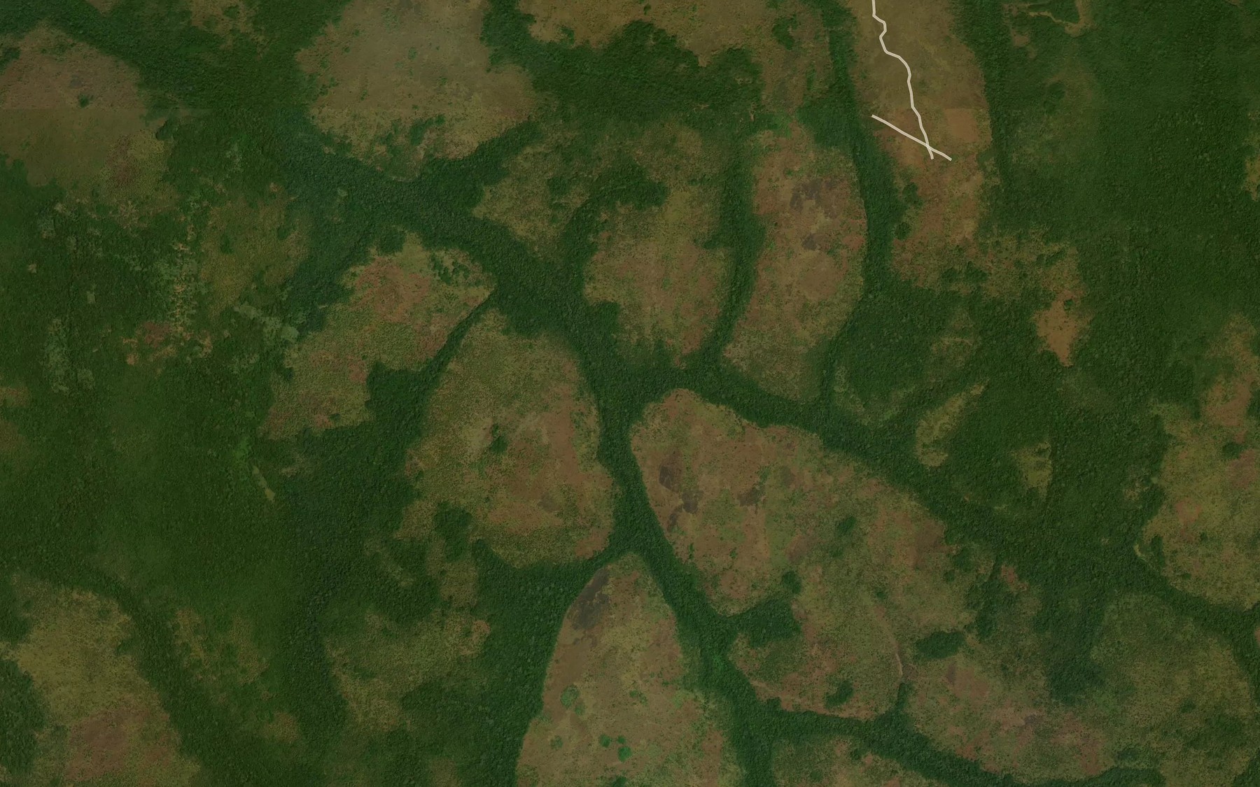 Satellite map of the Akpandara