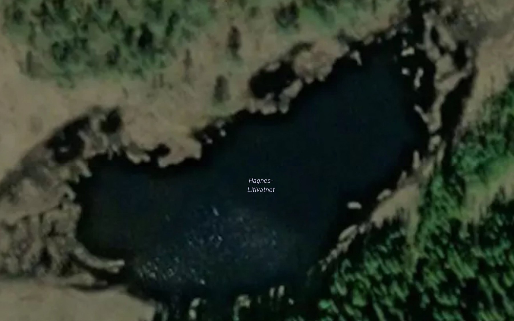 Satellite map of the Hagnes-Litlvatnet