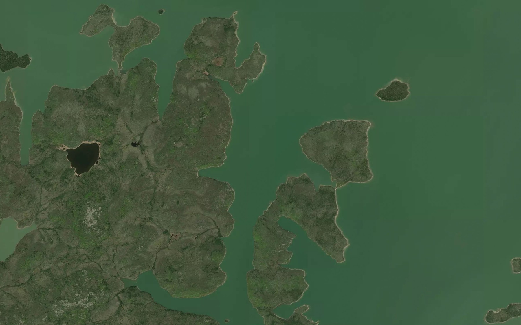 Satellite map of the Whyme Bay