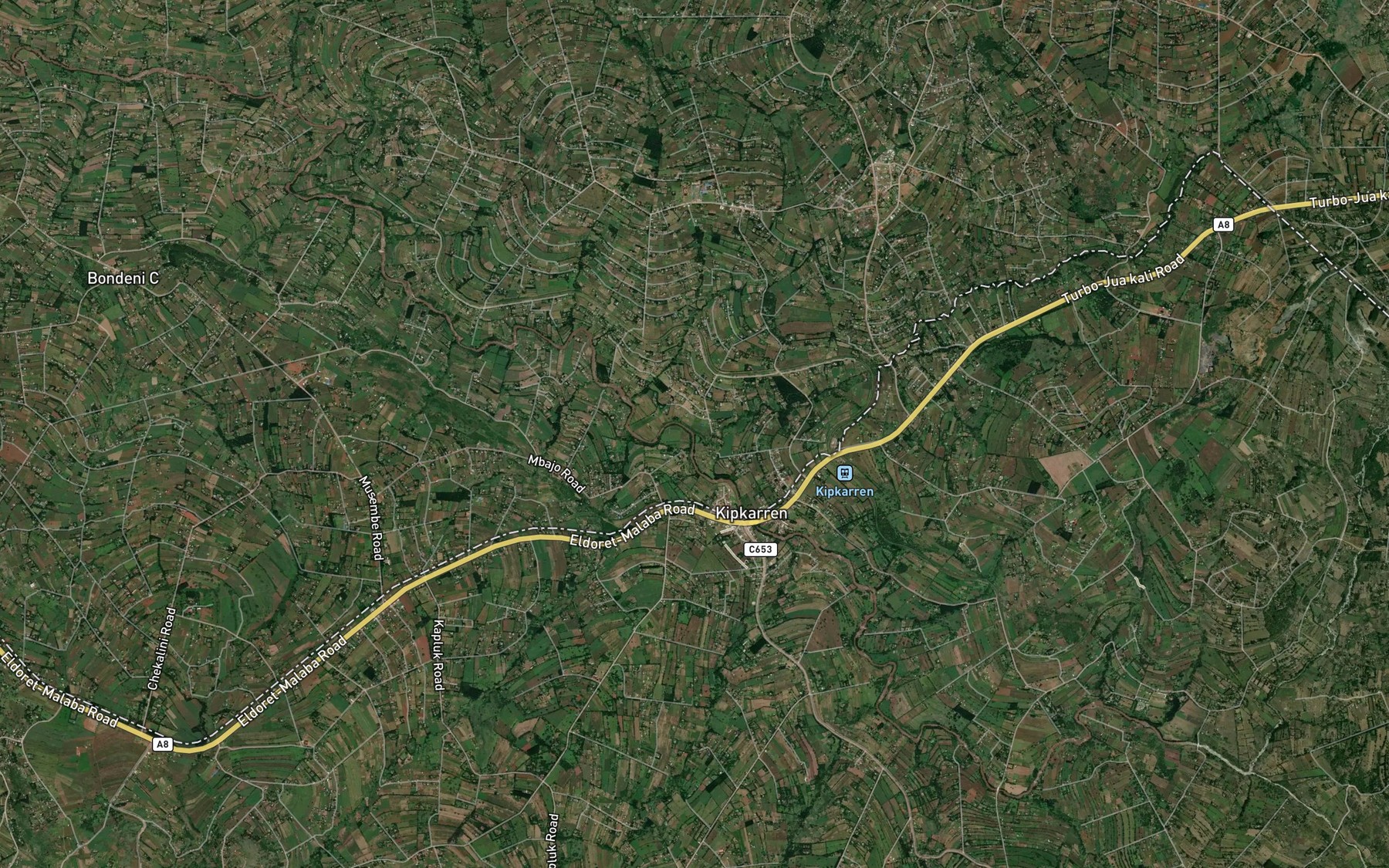 Satellite map of the Murogusi
