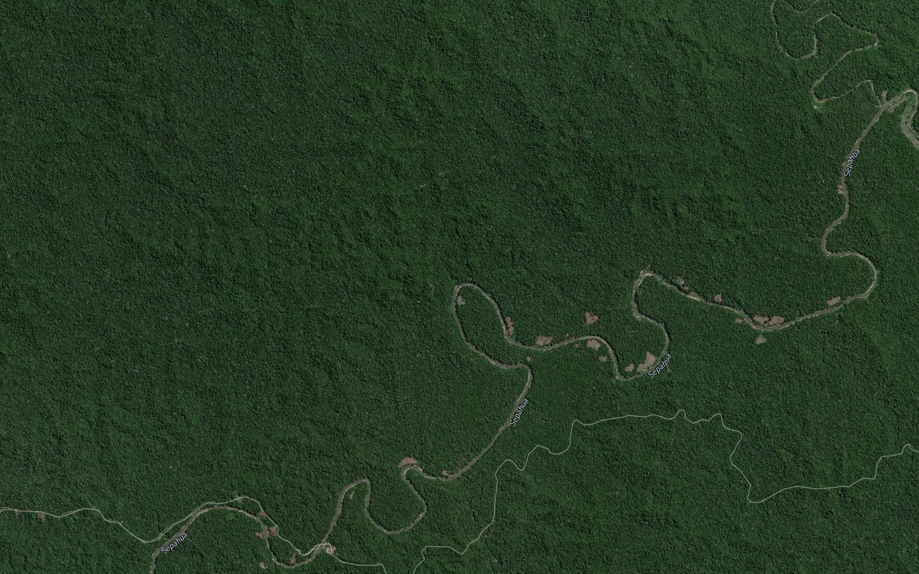 Satellite map of the Quebrada Lagarto